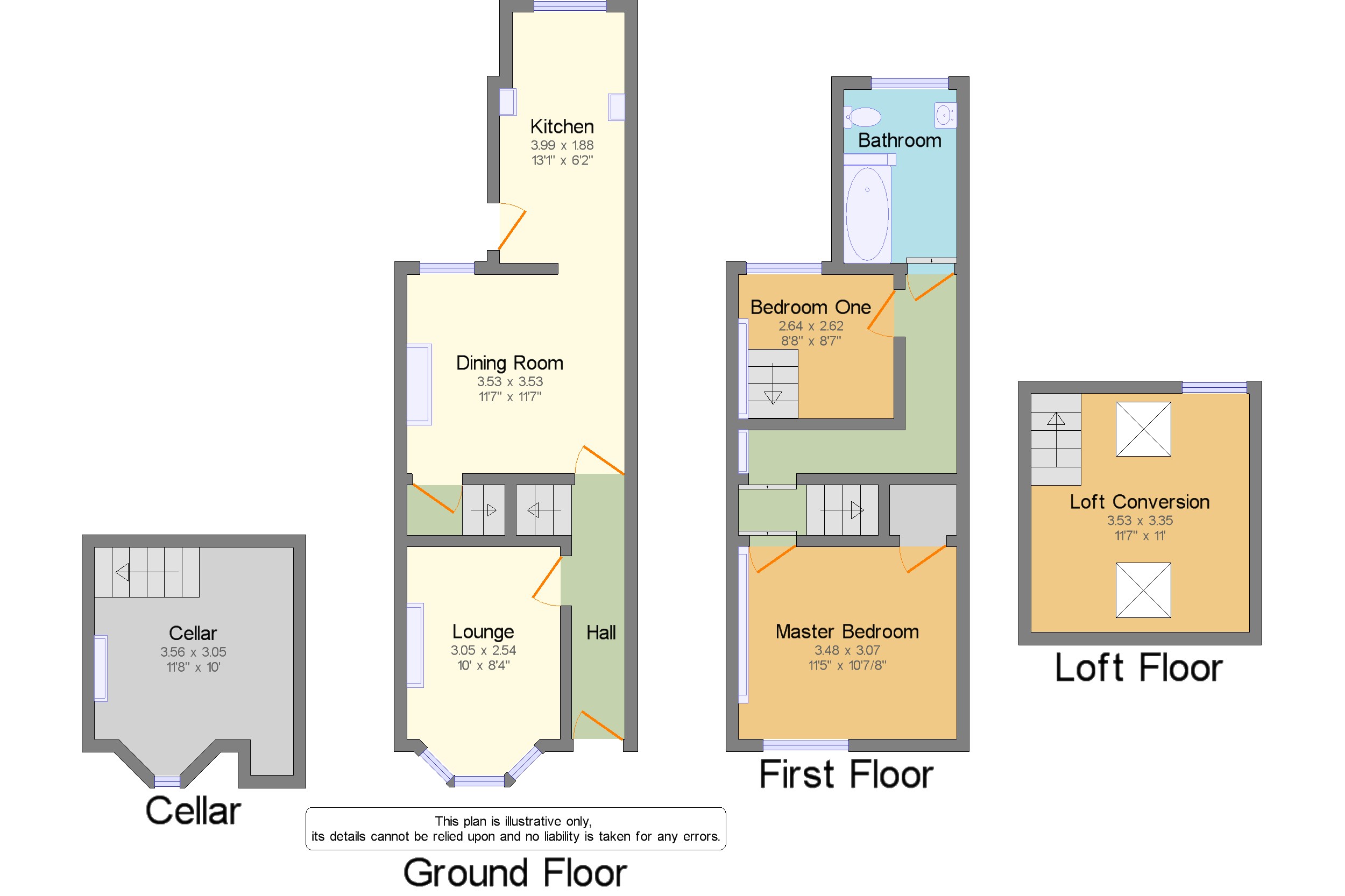 2 Bedrooms Terraced house for sale in Park Road, Lancaster, Lancashire LA1