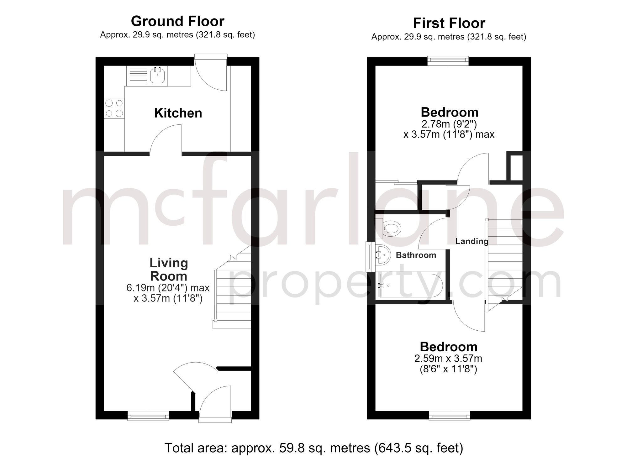 67 Chandos Close, Swindon floorplan