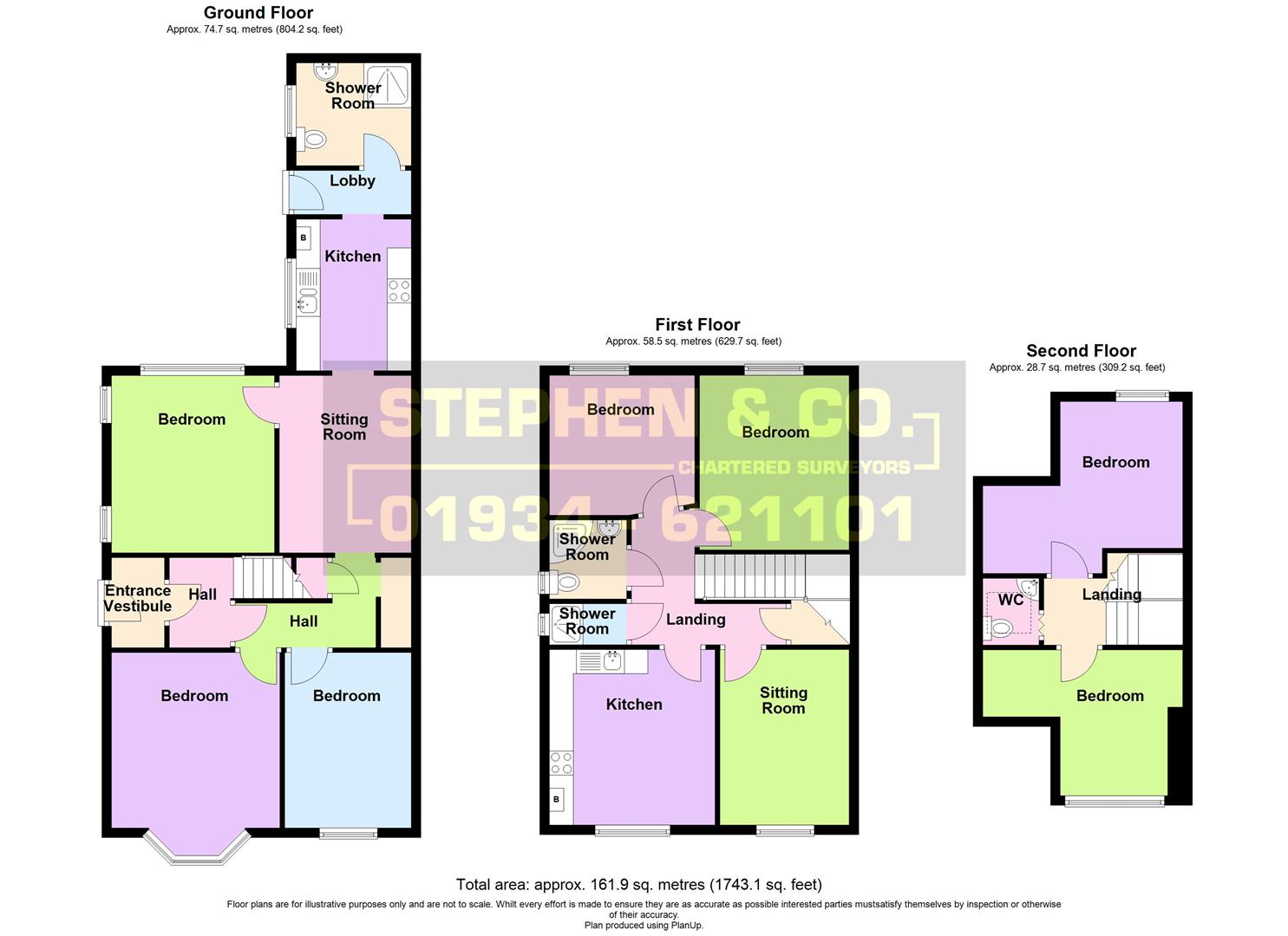96, Locking Road, Weston-Super-Mare floorplan