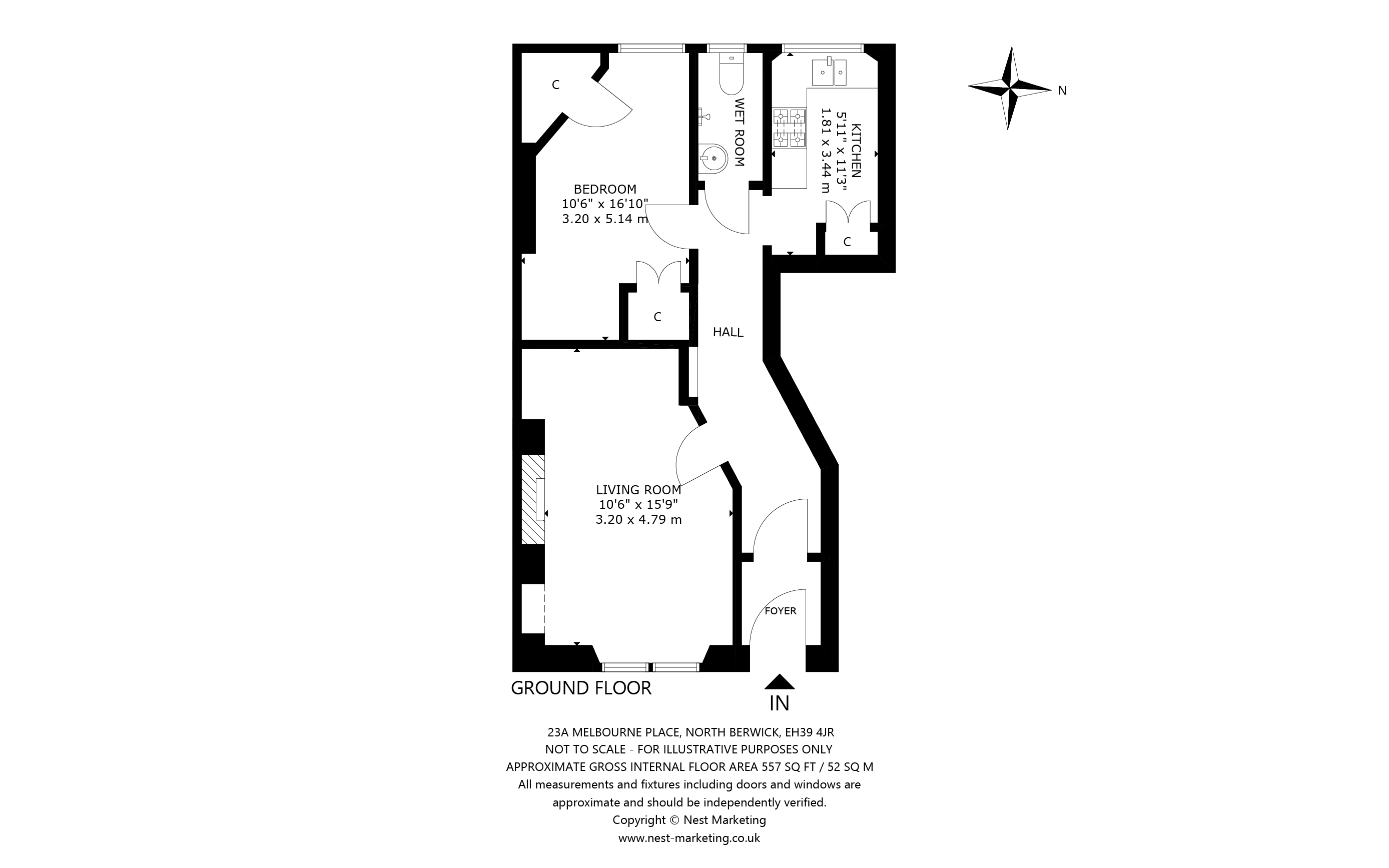23A Melbourne Place, North Berwick EH39, 1 bedroom flat for sale 65720844 PrimeLocation