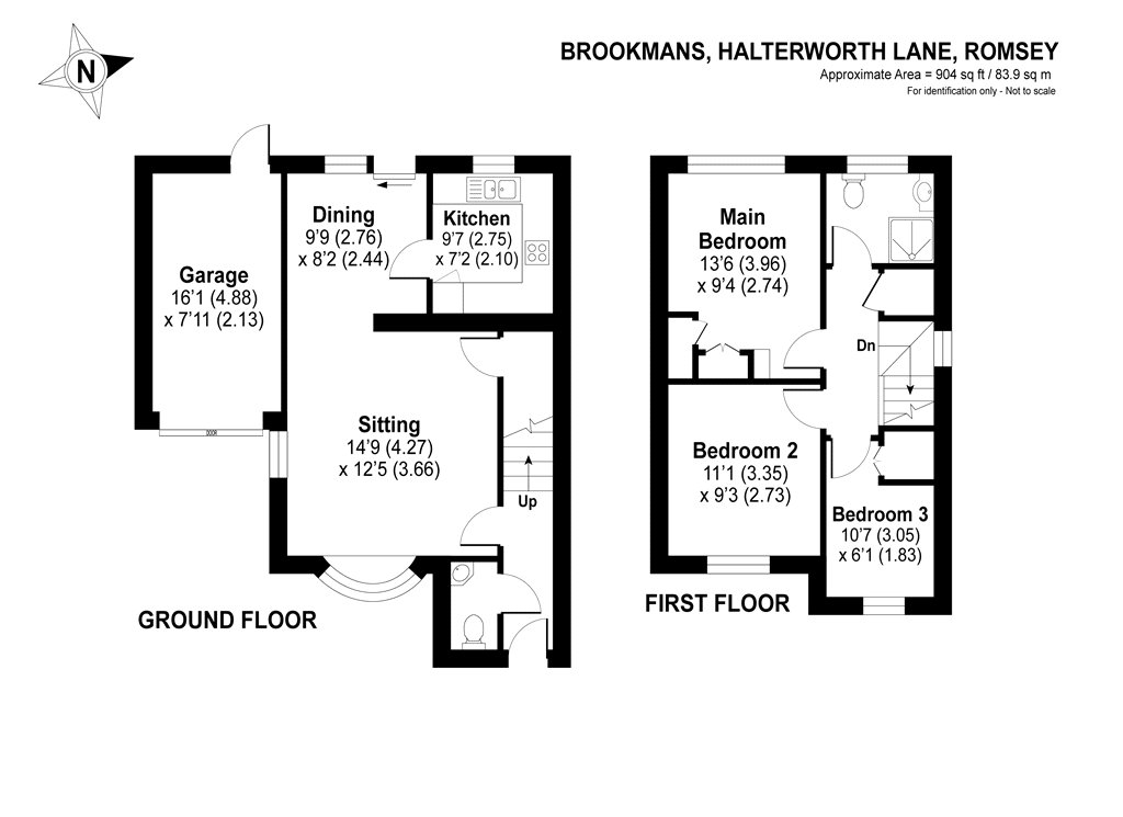 Halterworth Lane, Romsey, Hampshire SO51, 3 bedroom linkdetached house