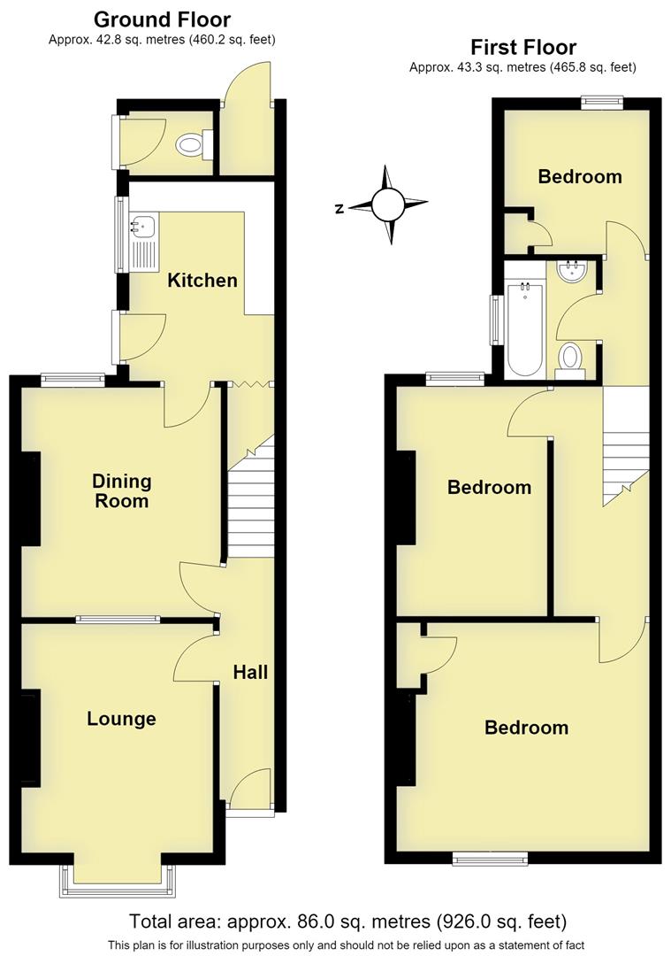 6, St Pauls Close, Warwick floorplan