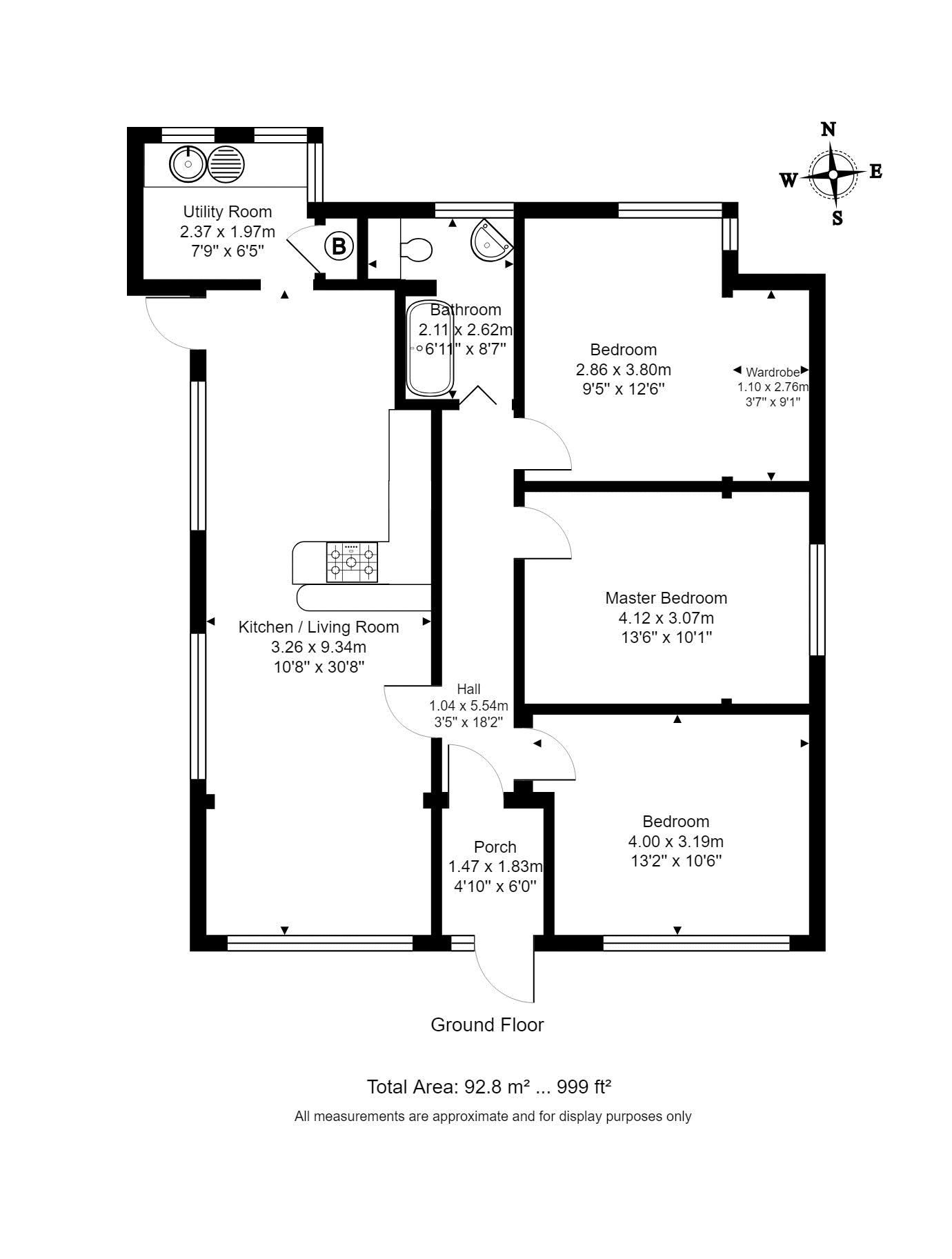 3 Bedrooms Detached bungalow for sale in Little Browns Lane, Edenbridge TN8