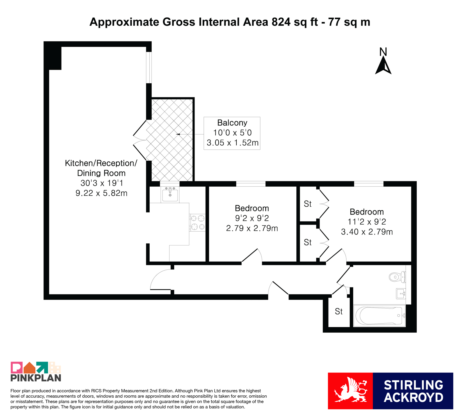 Bridge Wharf, Surrey floorplan