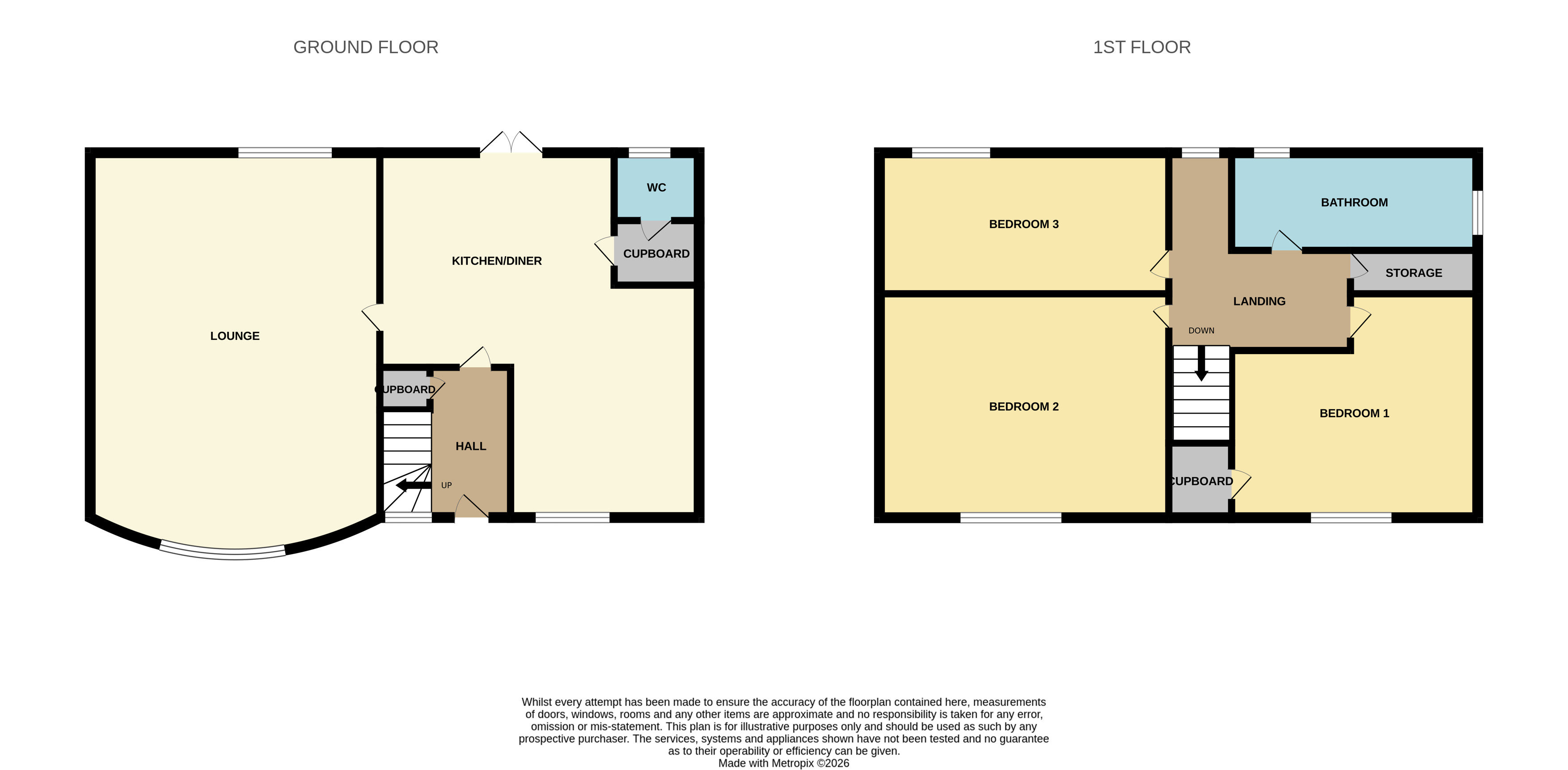 43, Church Road, Nuneaton floorplan