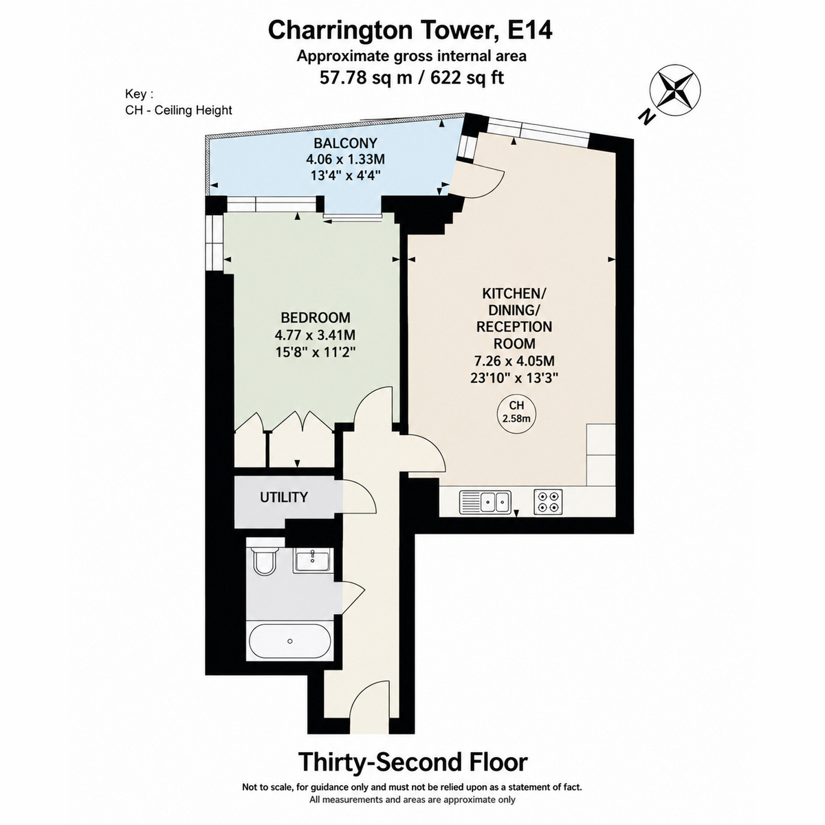 Flat 3207 Charrington, 11, Biscayne Avenue, London floorplan
