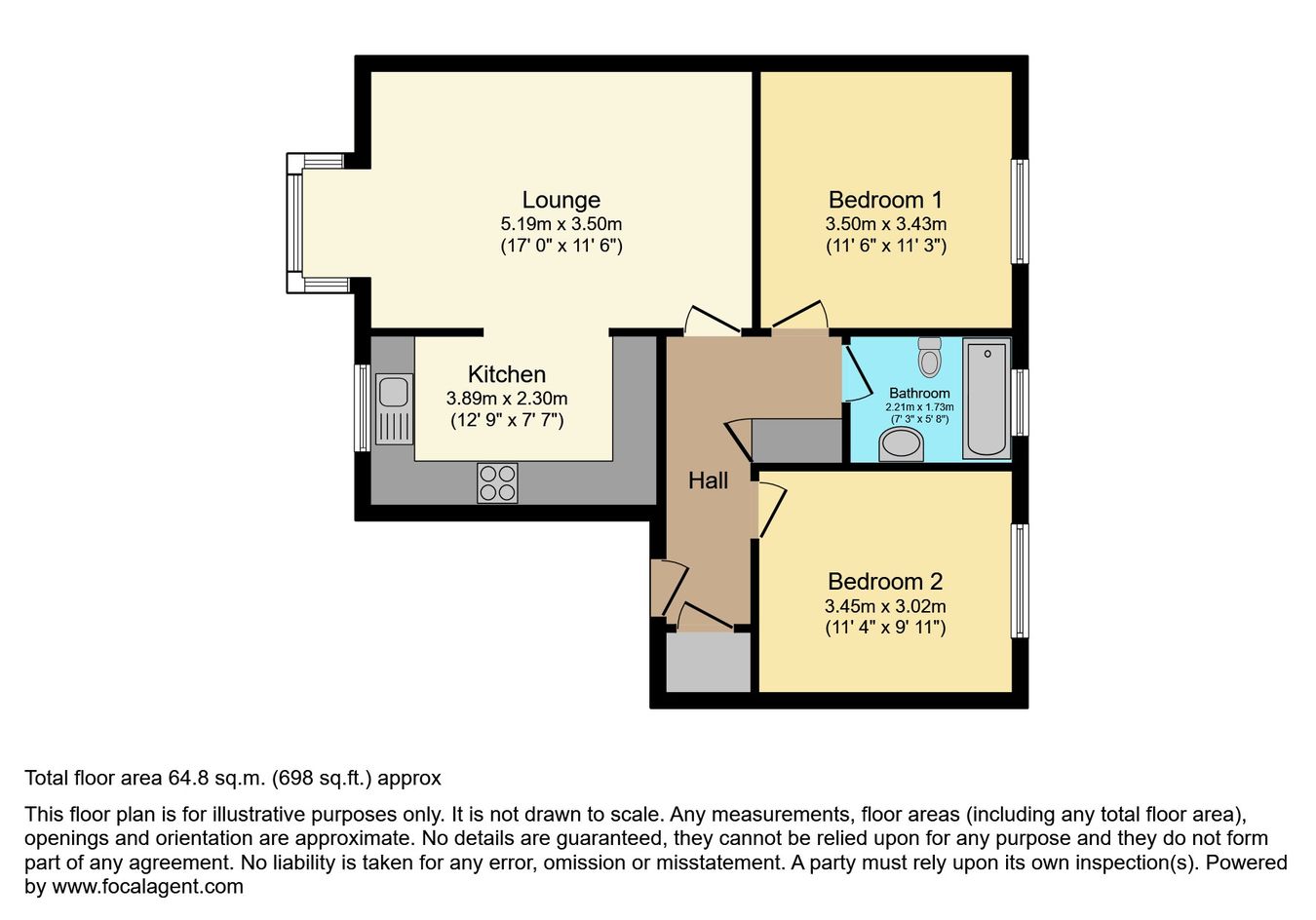 5, Woodfield, Stourbridge floorplan