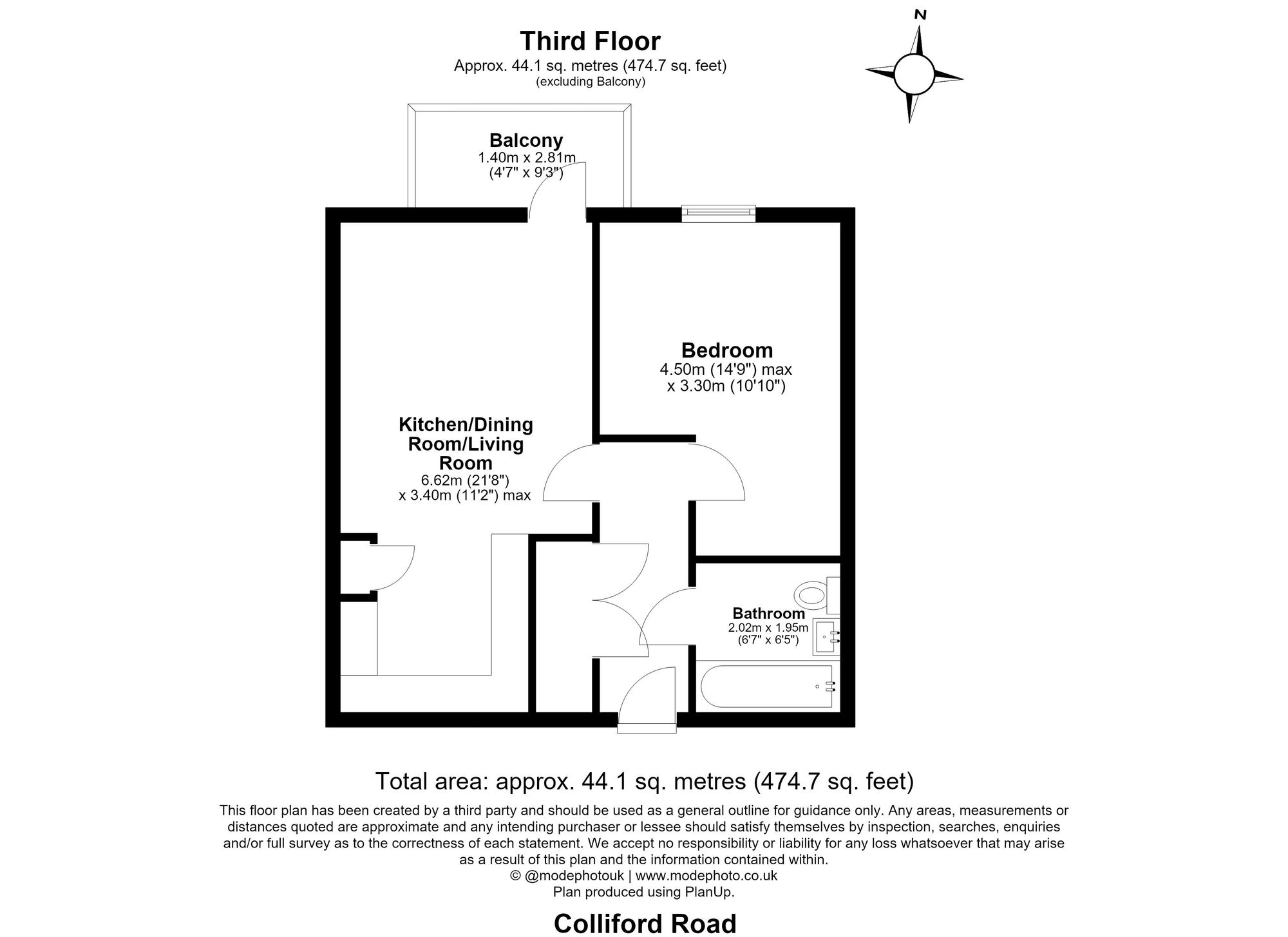106 Colliford Road, Grays floorplan