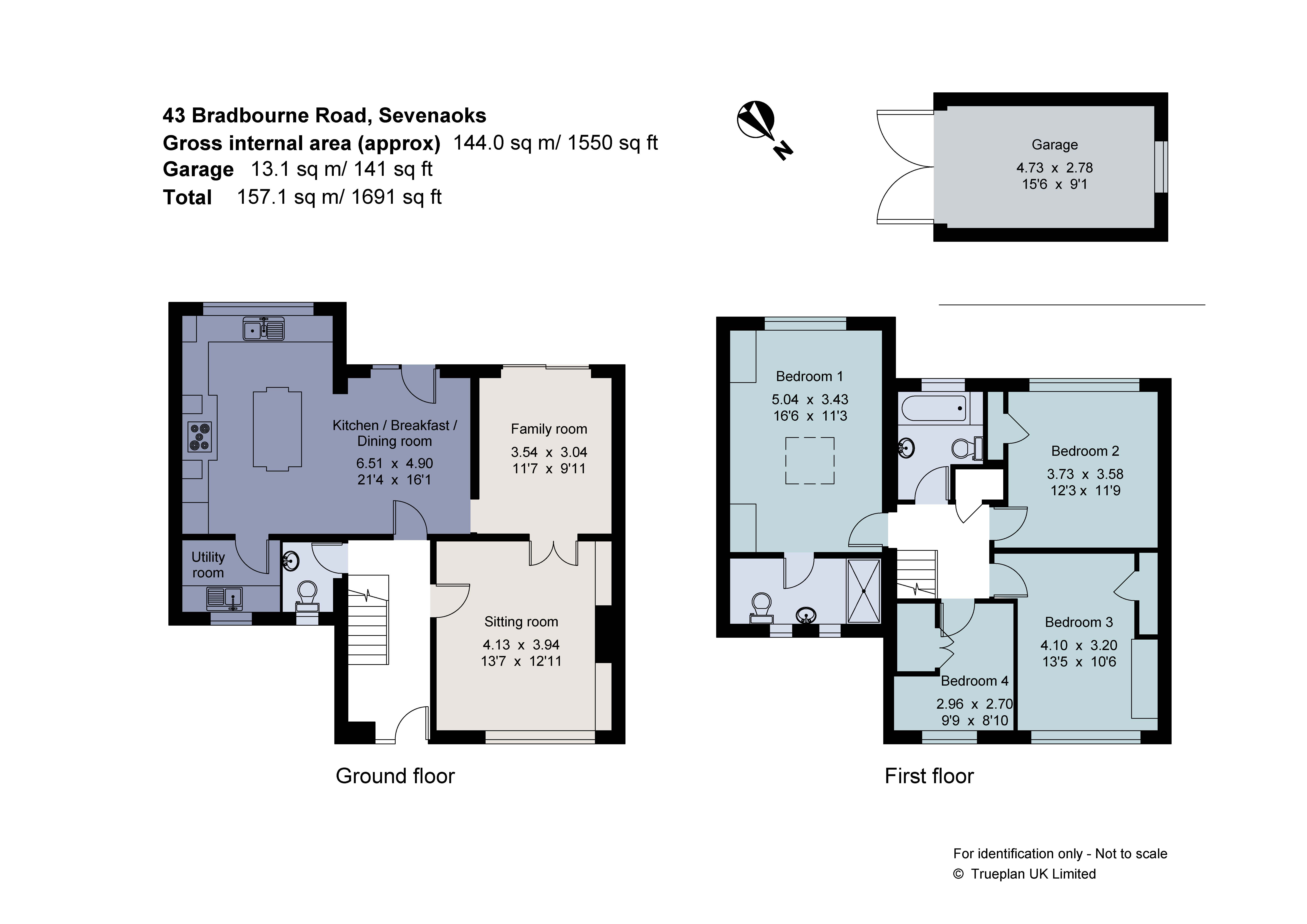 43, Bradbourne Road, Kent floorplan