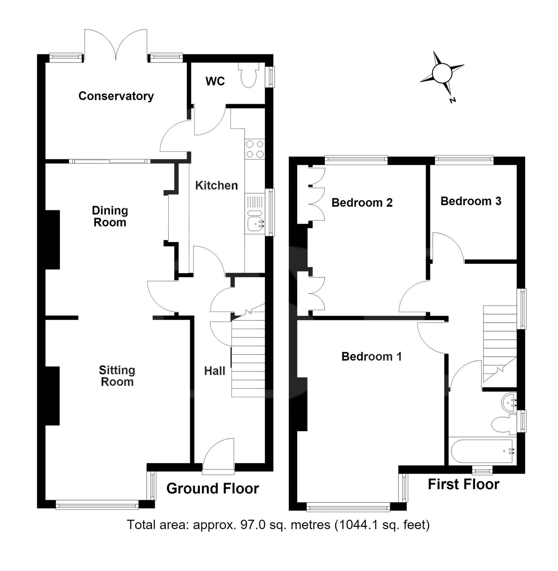 2, Kerswill Road, Exeter floorplan
