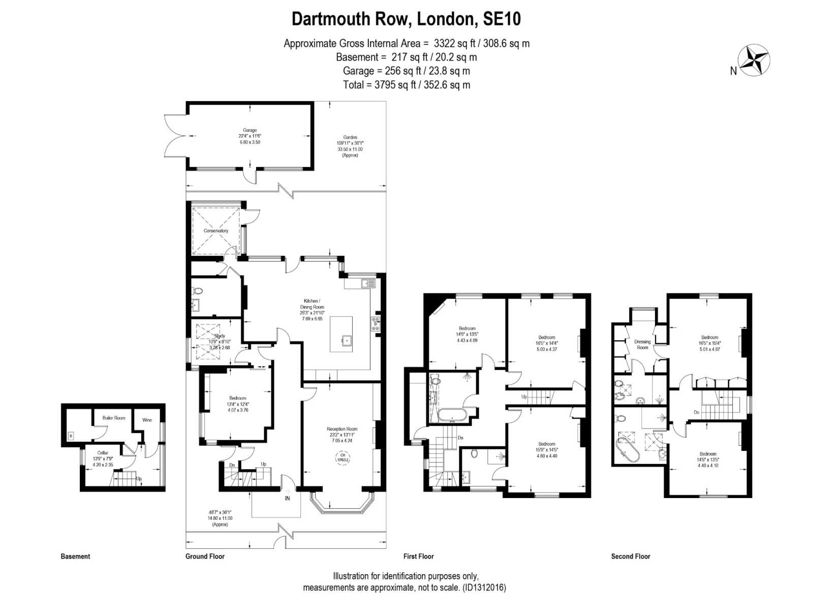 15, Dartmouth Row, London floorplan