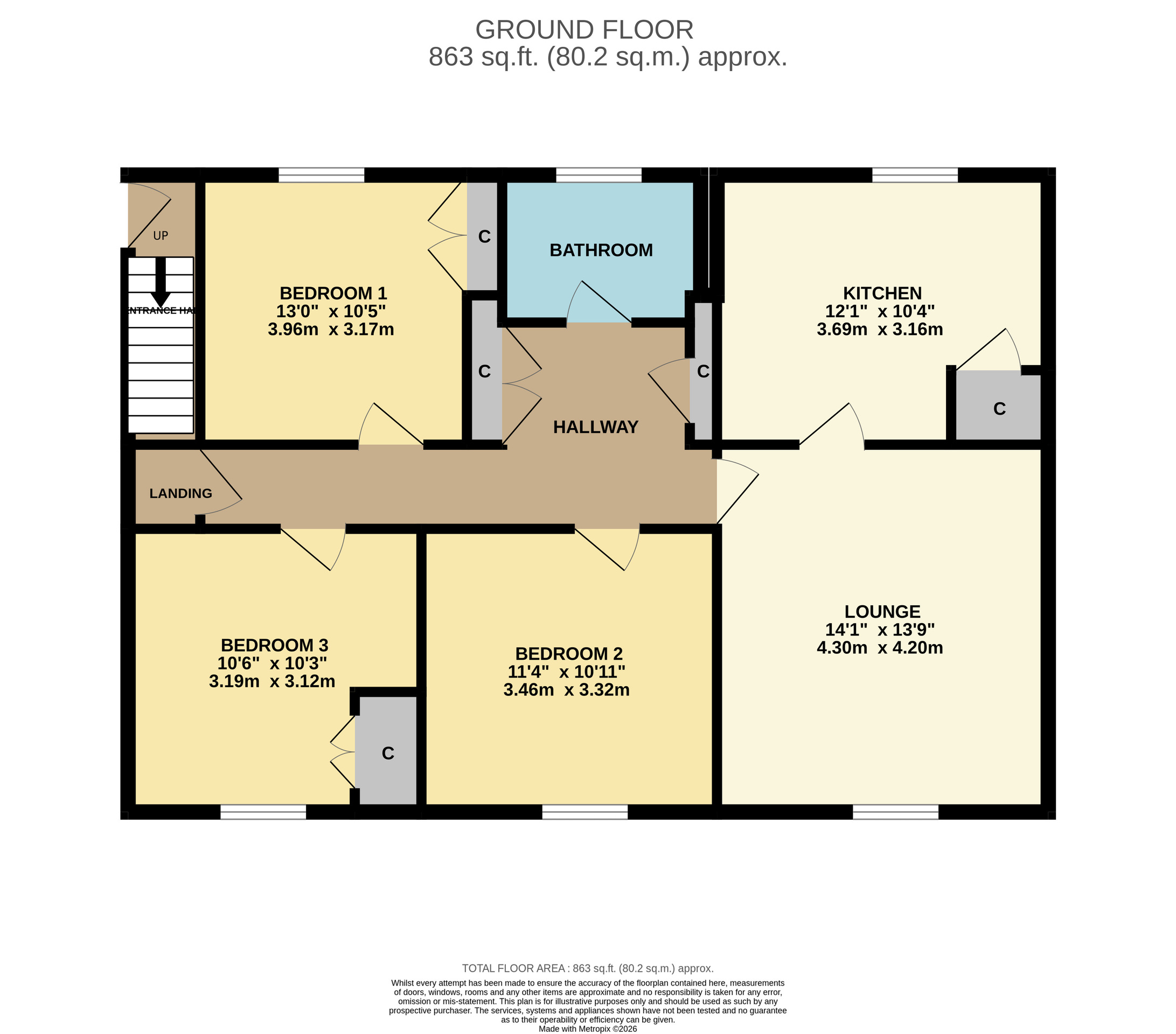 8 York Road, Greenock floorplan