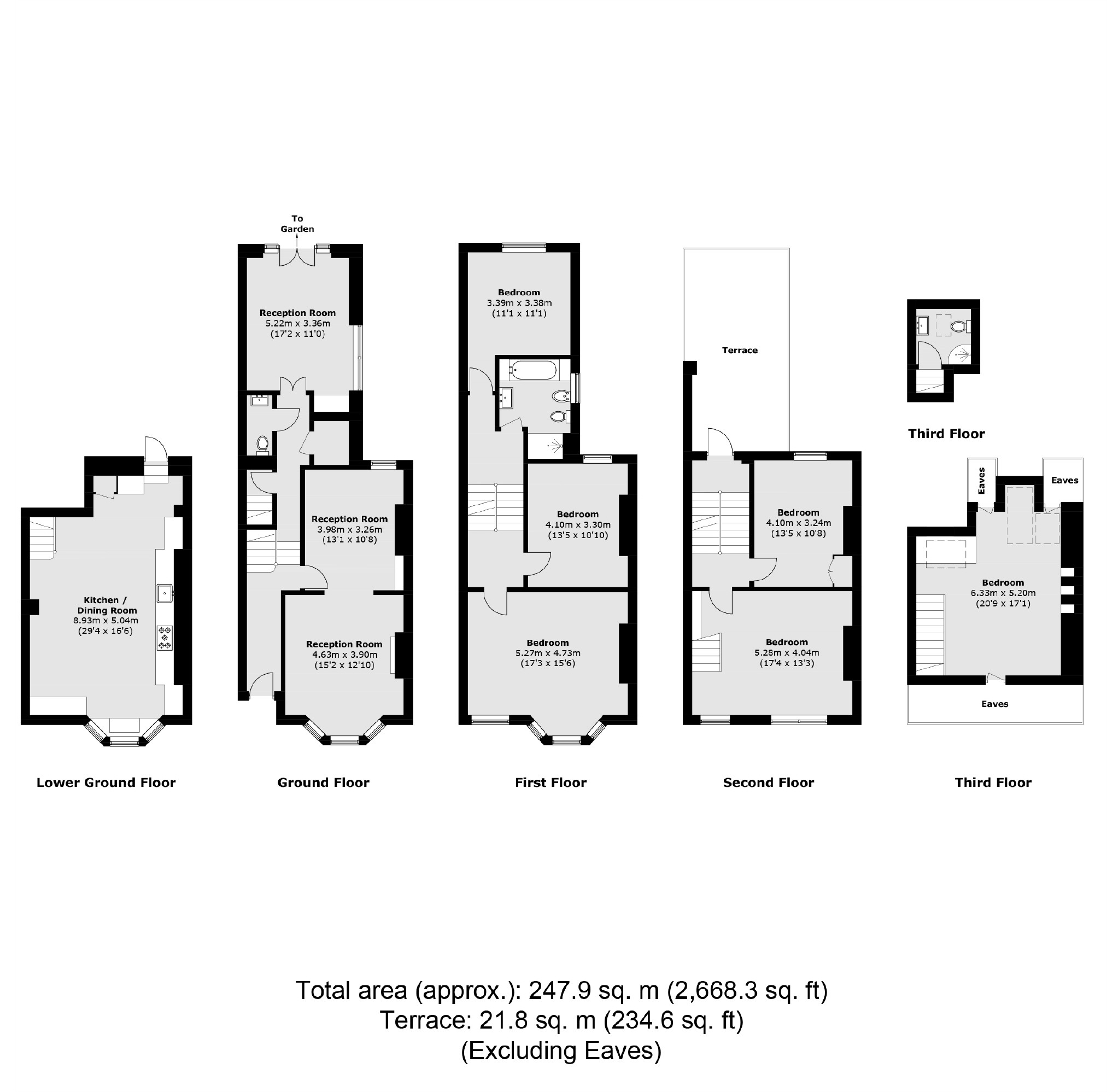 72, St. Georges Avenue, London floorplan
