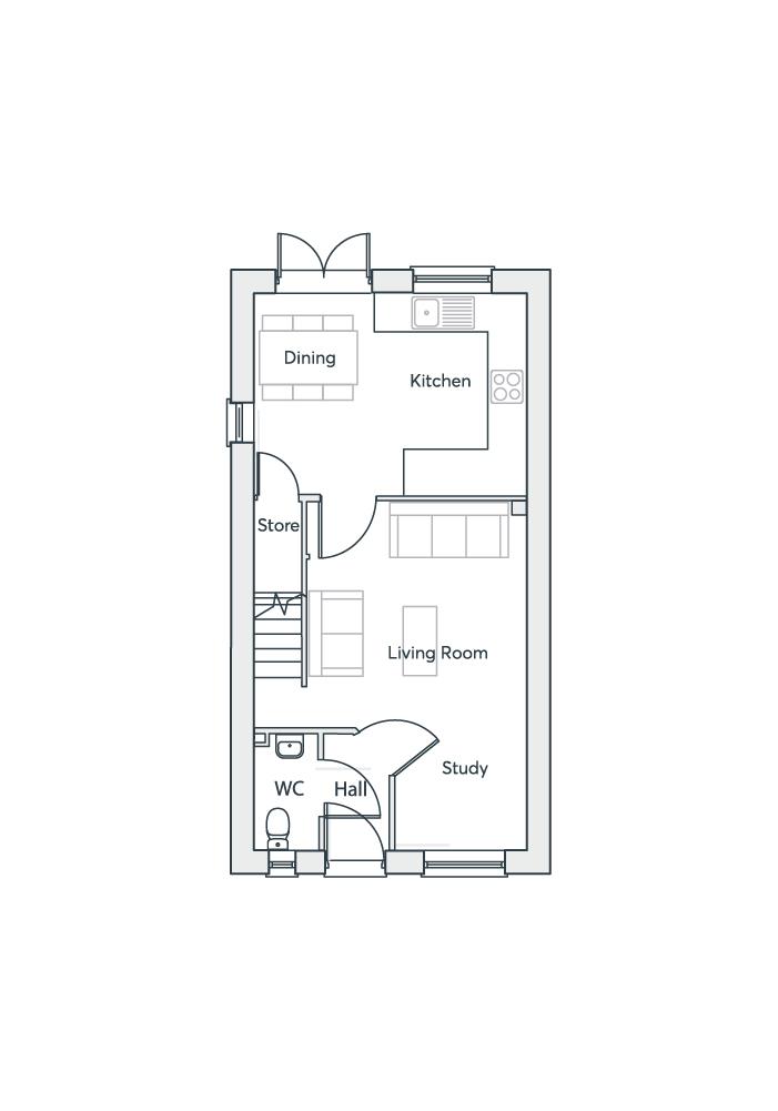 2003, Chiswell Dr, Coalville floorplan