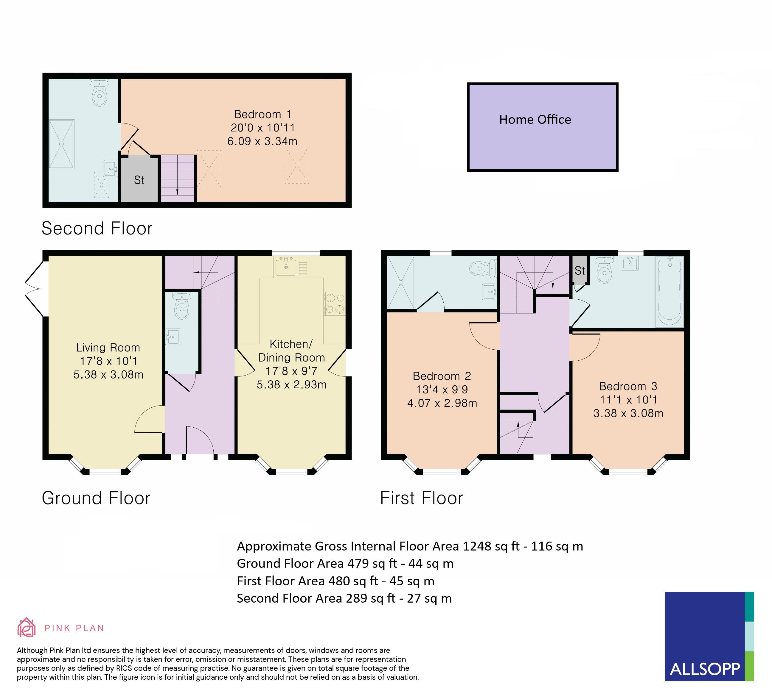 1, Willoughby Road, Harpenden floorplan