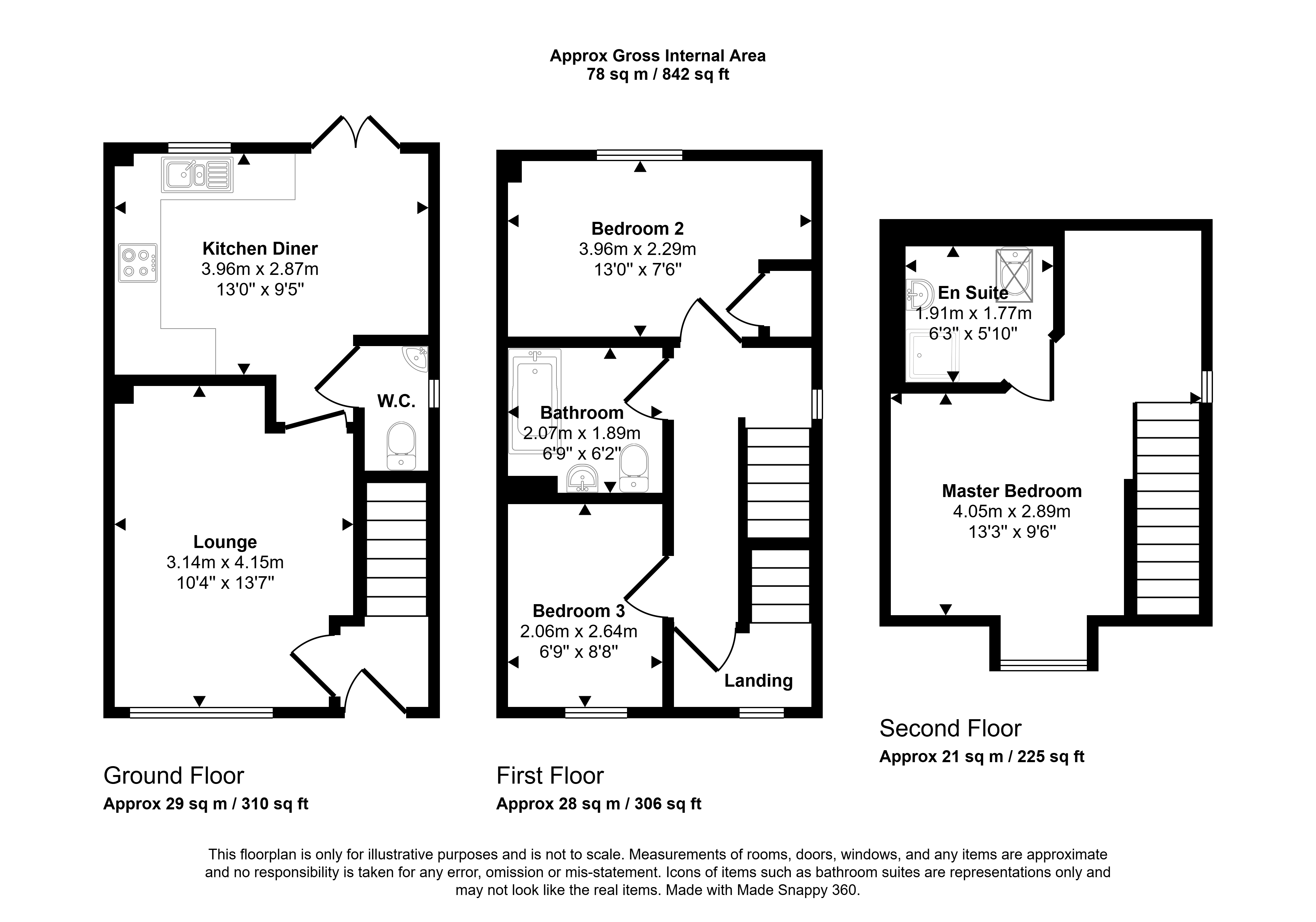 37, Rouen Crescent, Cramlington floorplan