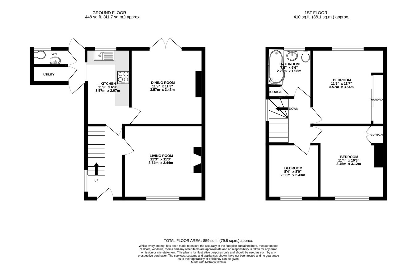 18, Pen Y Bryn, Brecon floorplan