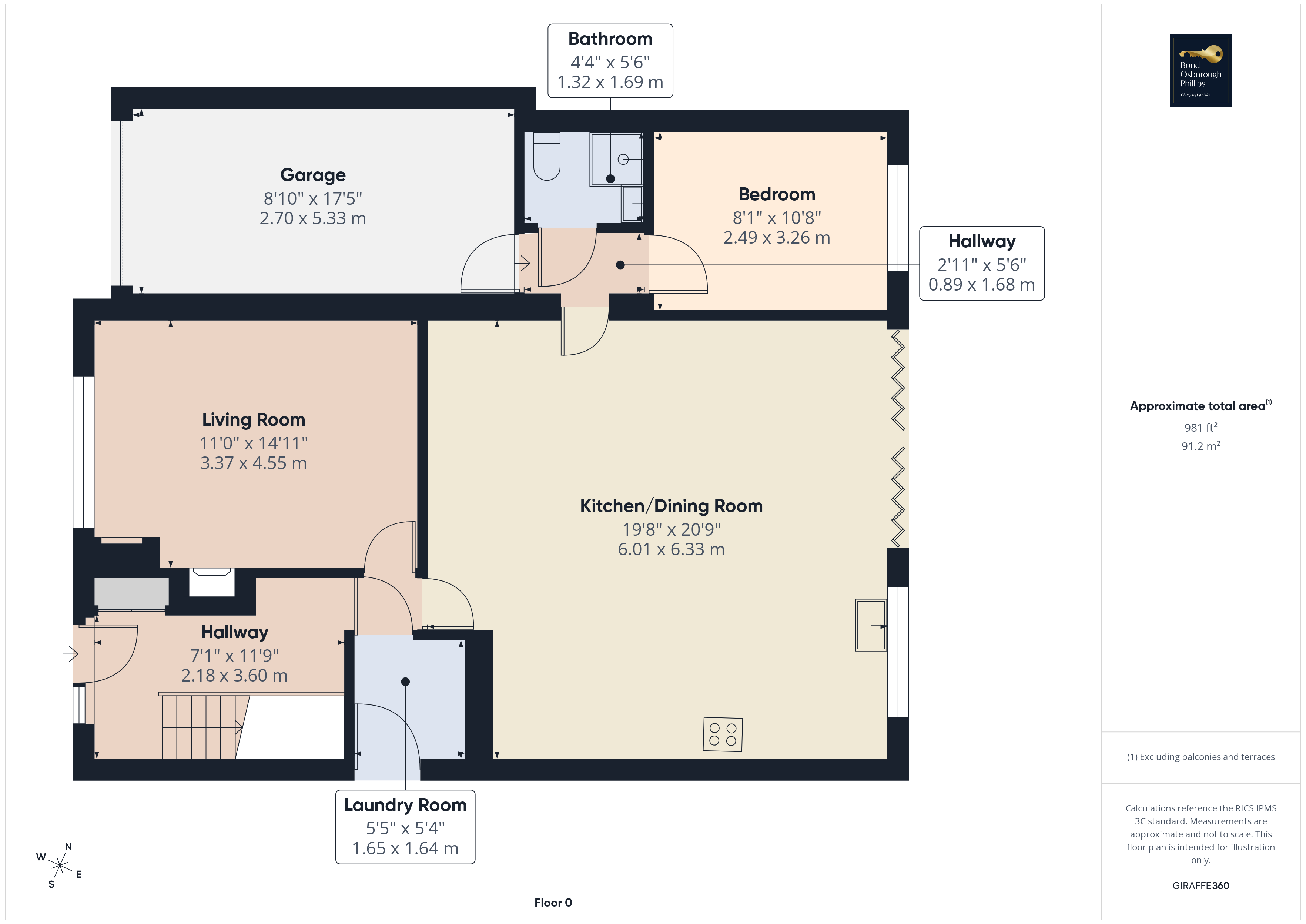 8, Woodland Close, Bodmin floorplan