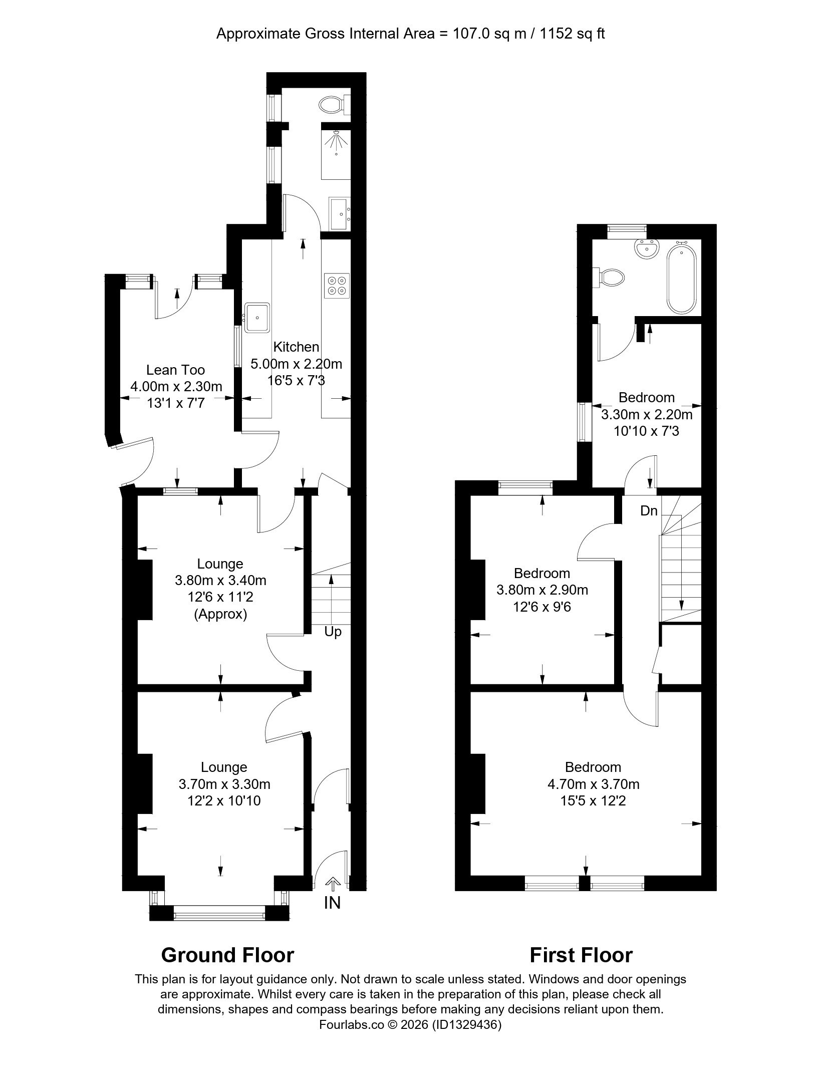 40, Station Road, Birmingham floorplan