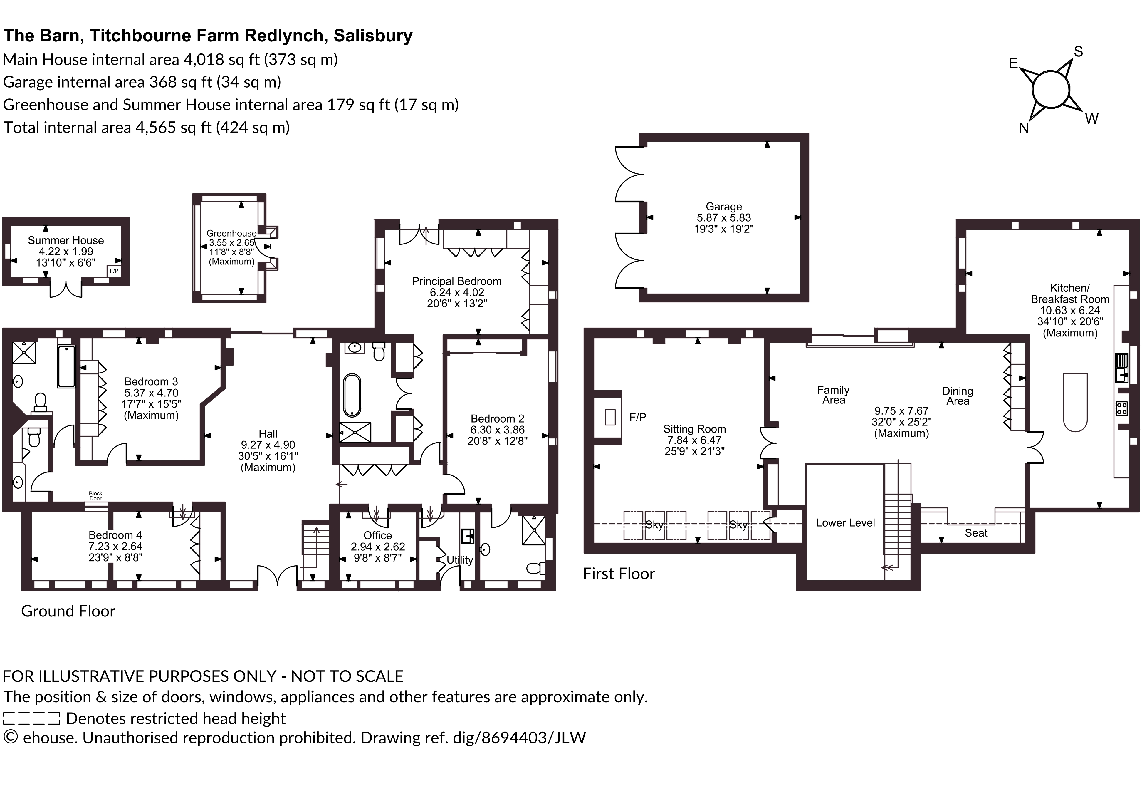 The Barn, Titchbourne Farm,, Redlynch, Wiltshire floorplan