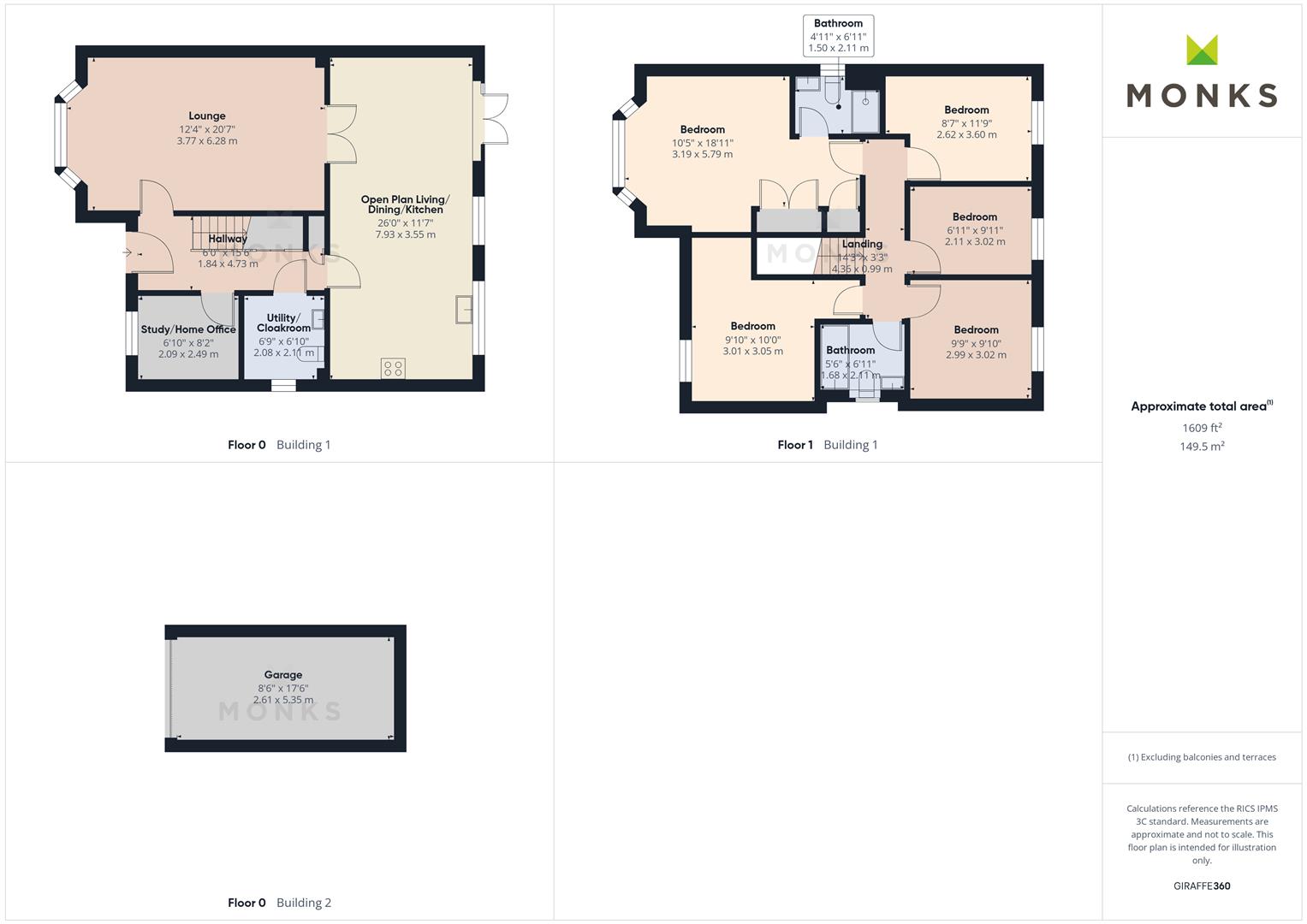 1, Pewit Close, Shrewsbury floorplan
