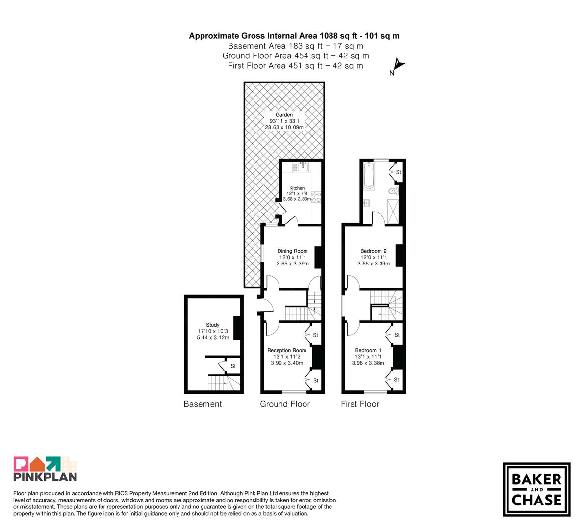 97, Cecil Road, Enfield floorplan