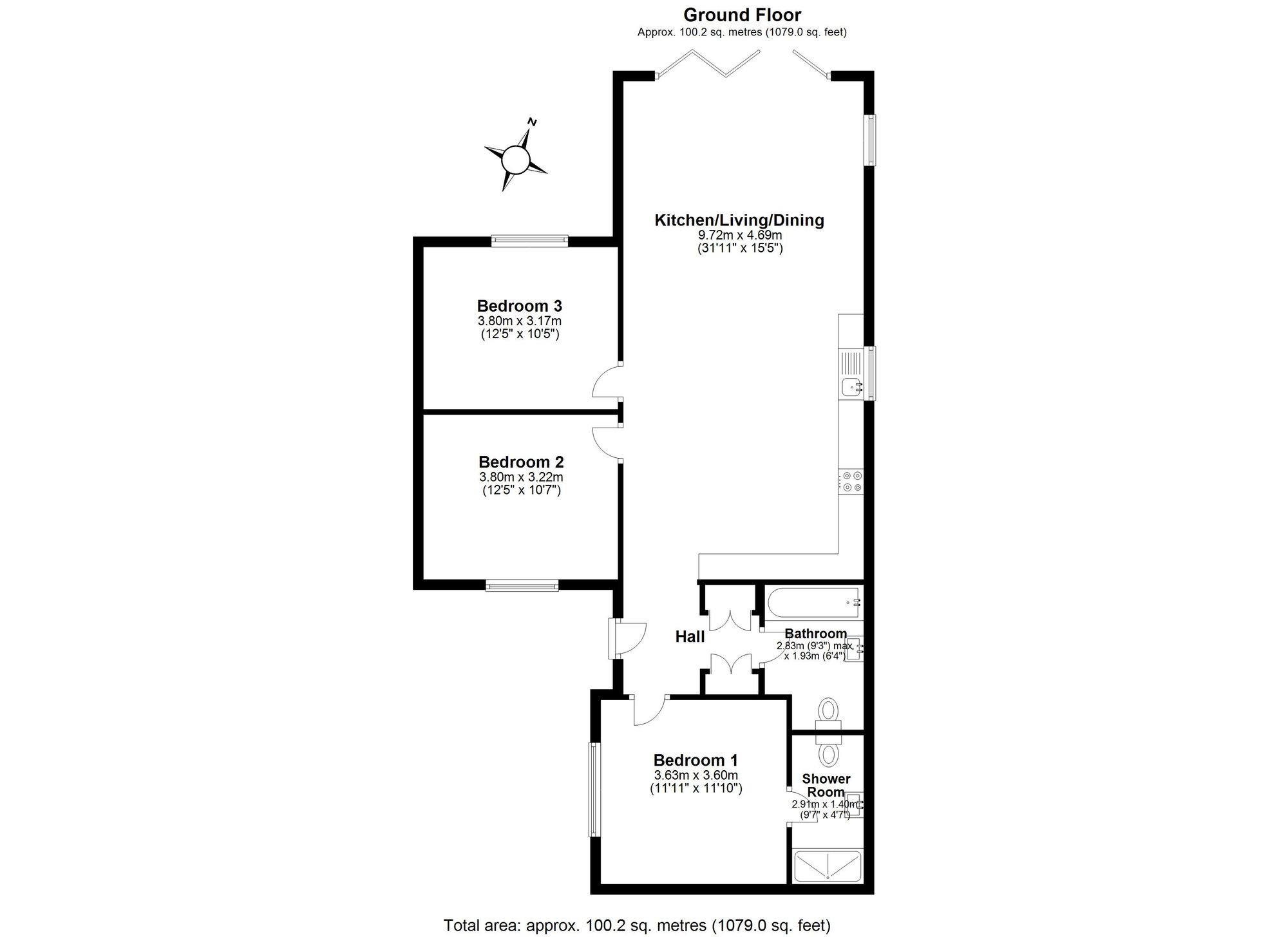 1 Eric Court Crows Road, Epping floorplan