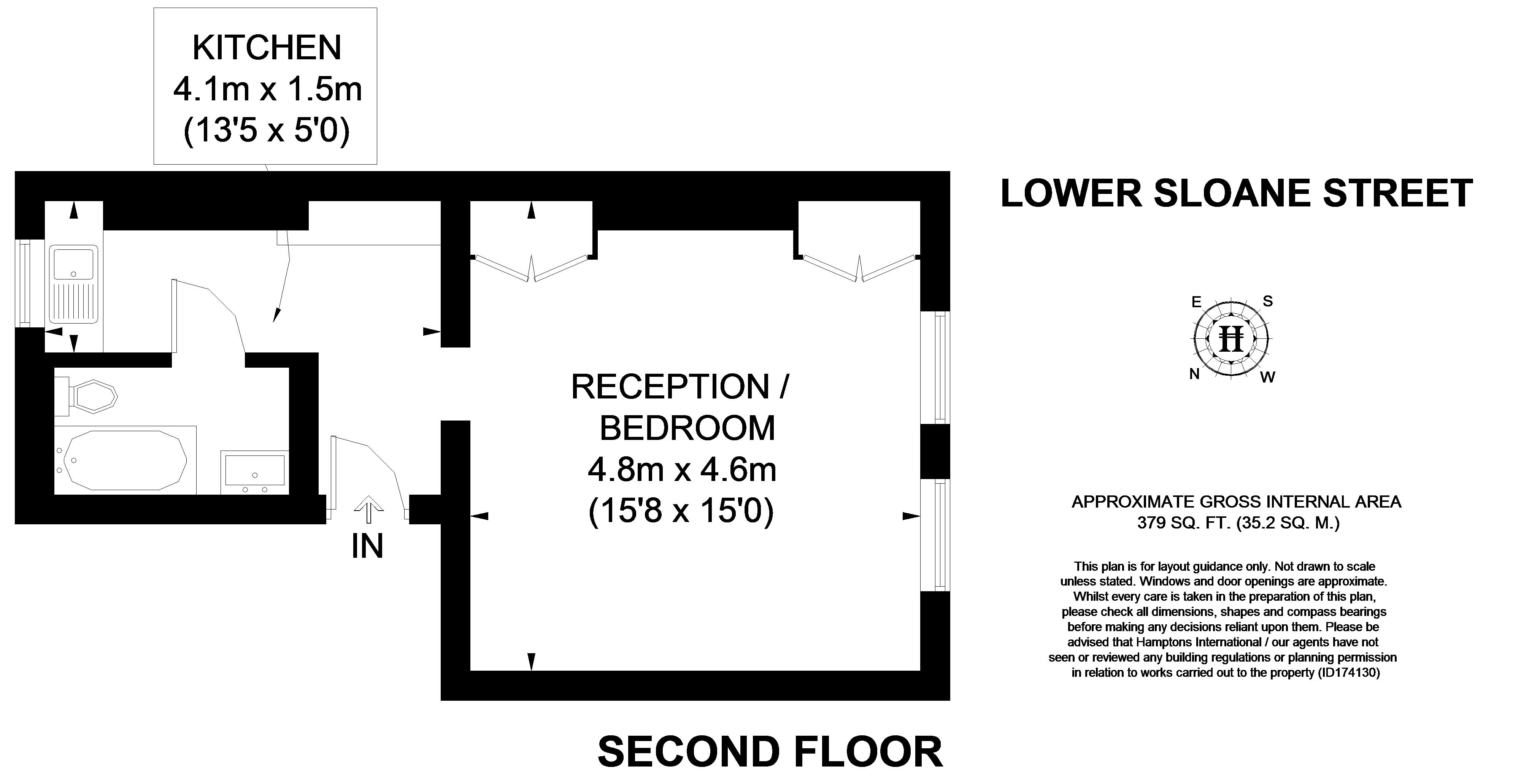 0 Bedrooms Studio to rent in Lower Sloane Street, London SW1W