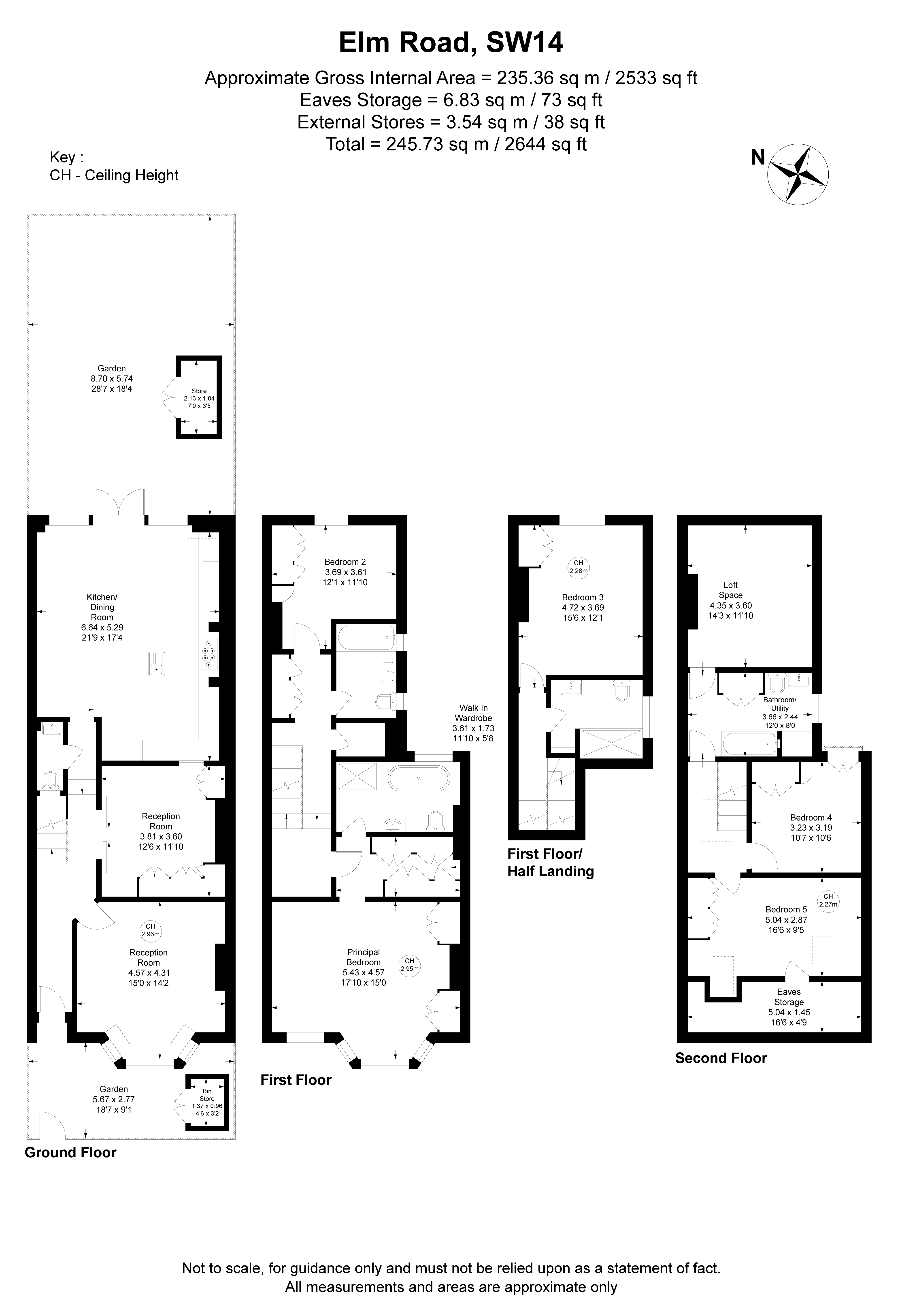 Elm Road, London, SW14 floorplan