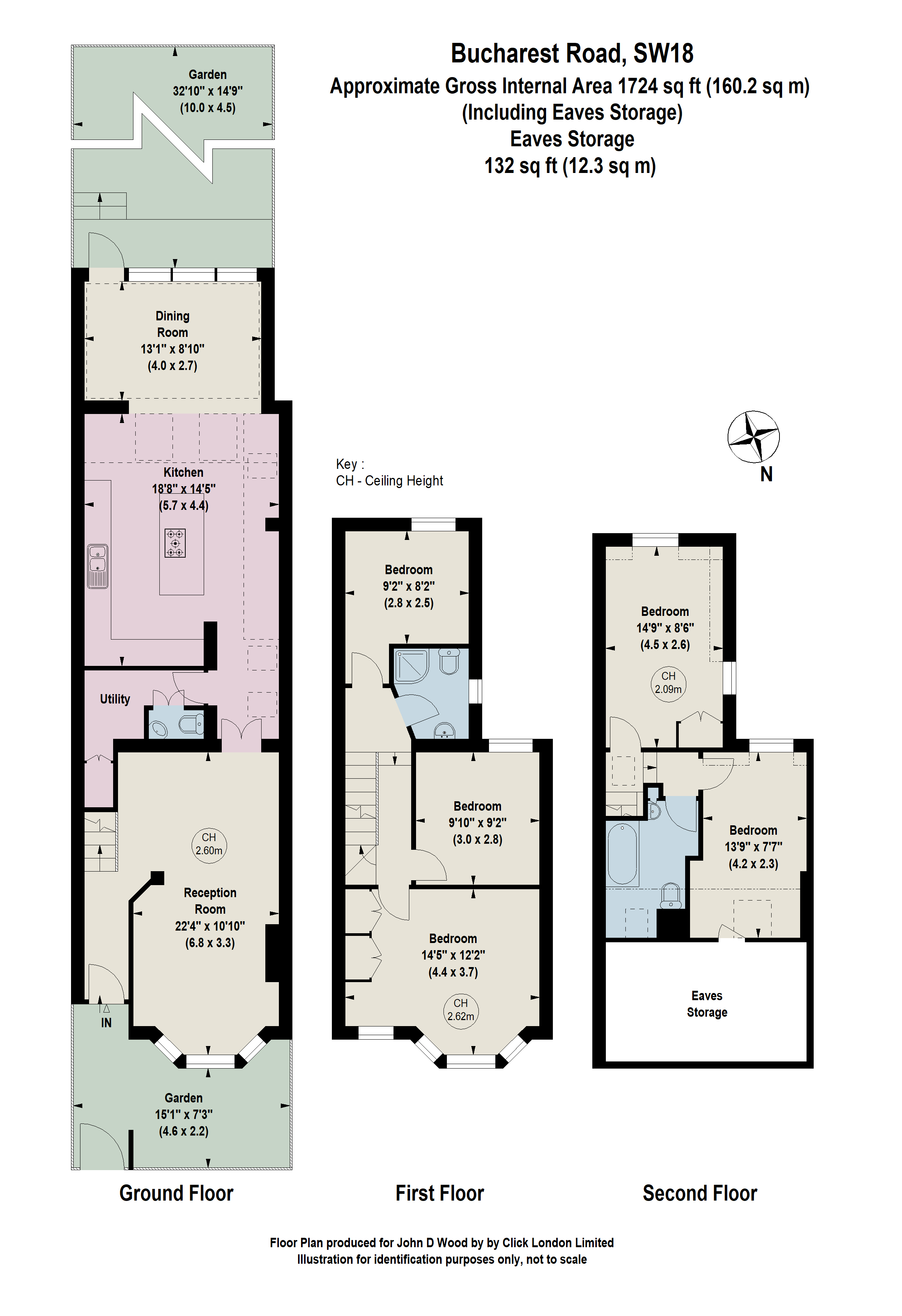 6, Bucharest Road, London floorplan