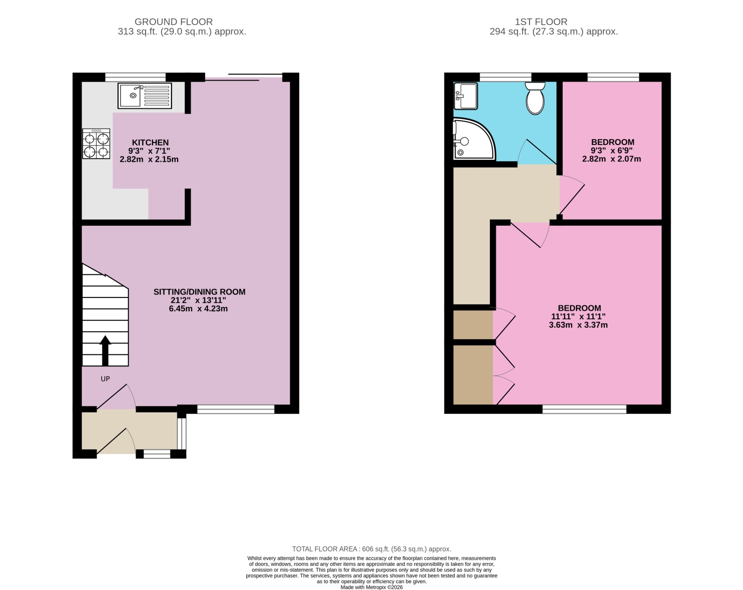 8, Monteagle Close, Swindon floorplan