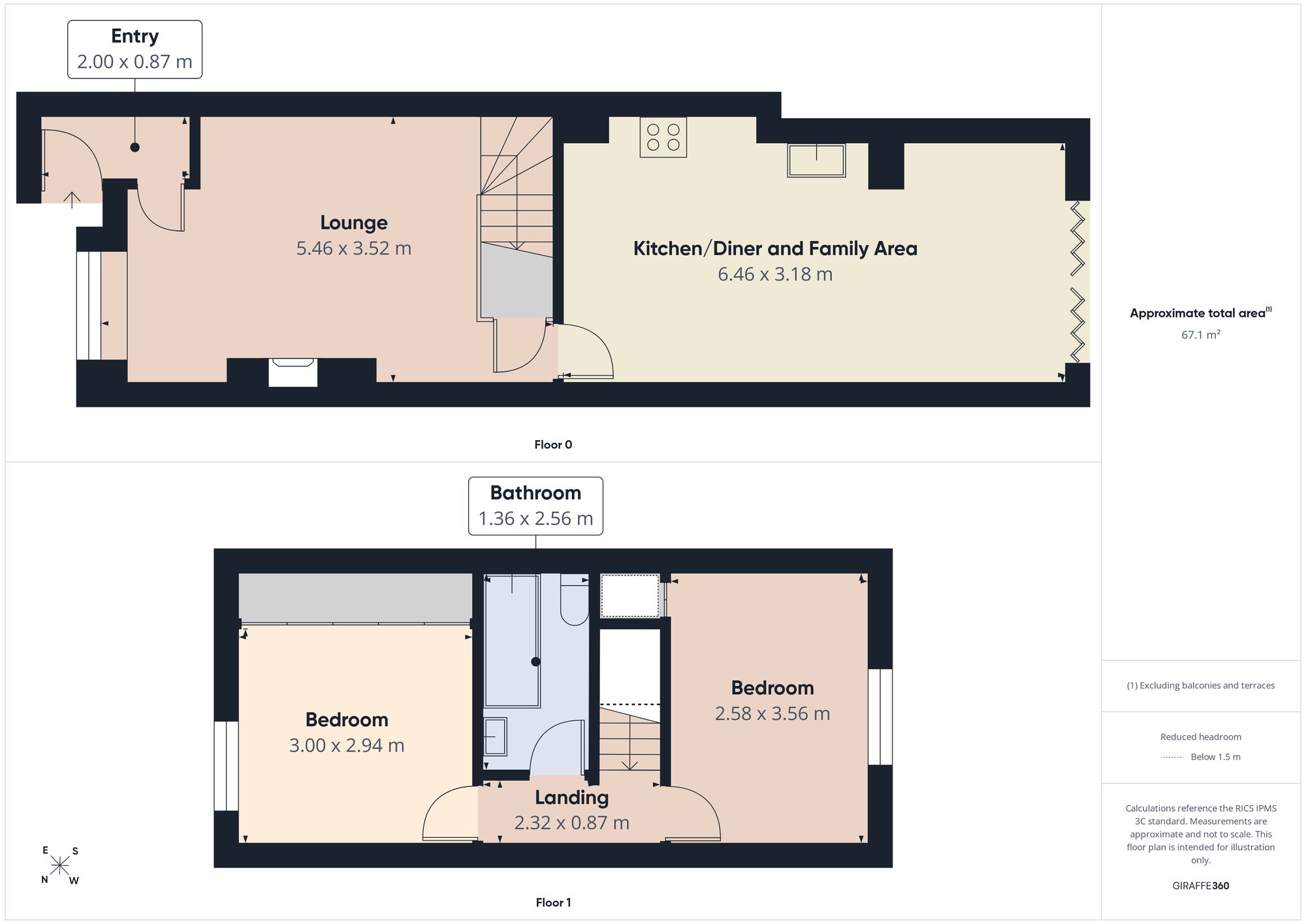 8 Melbeck Drive, Chester Le Street floorplan