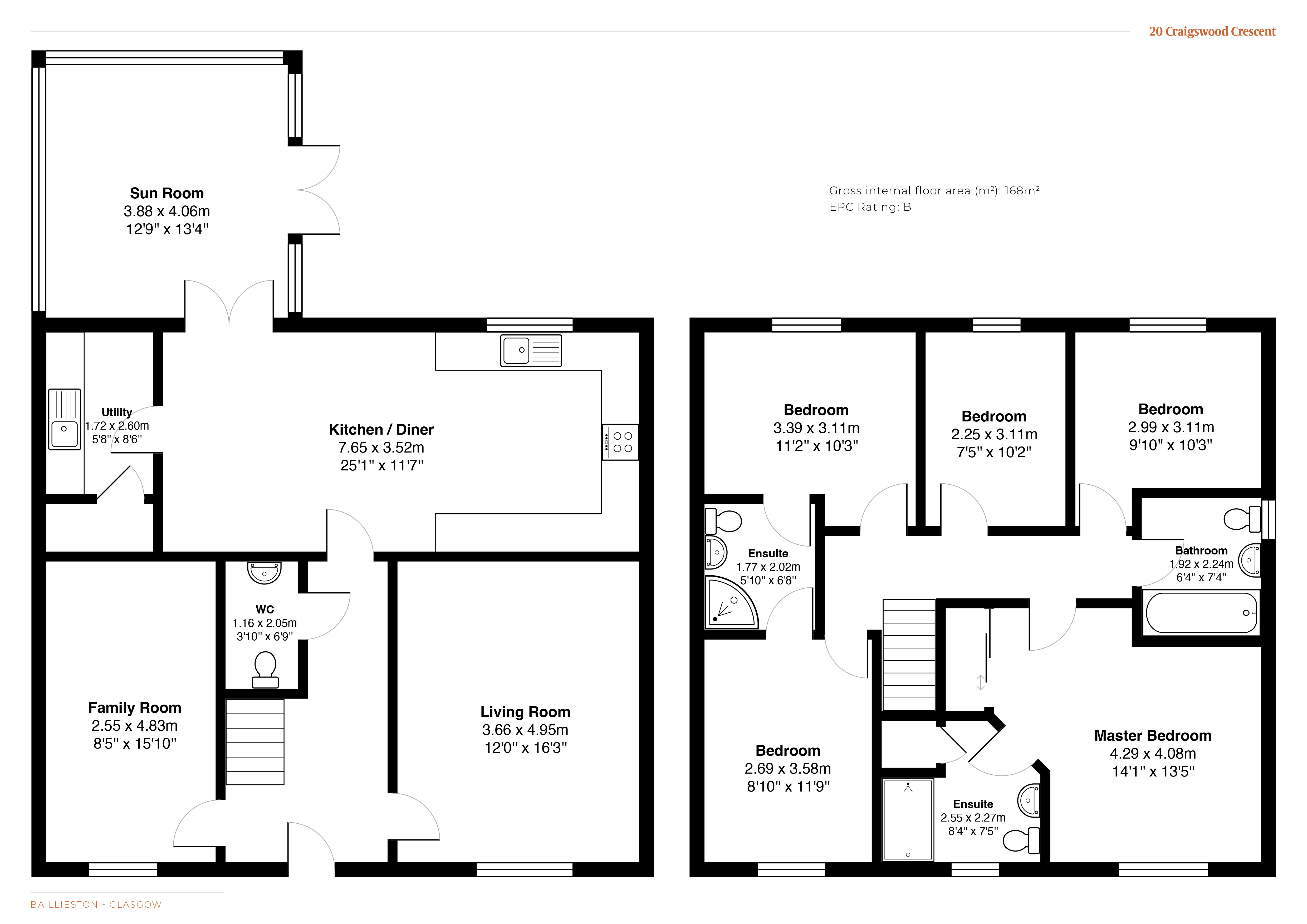 Craigswood Crescent, Glasgow floorplan