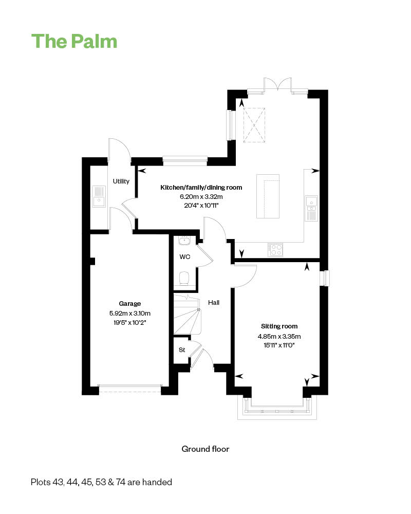 39, Woodlark Way, Finchampstead, Wokingham, Rg40 4By floorplan