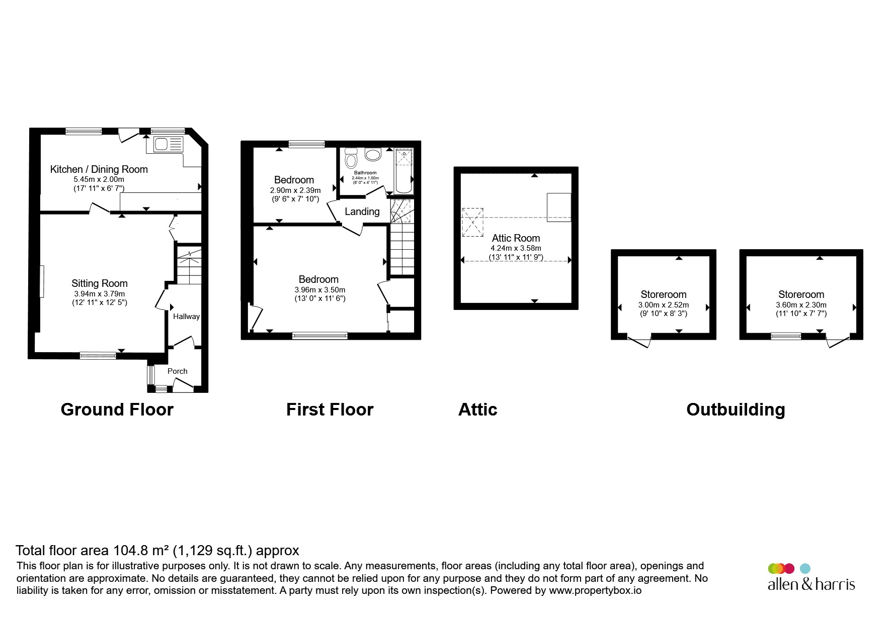 5, Lyon Cottages, Killin floorplan