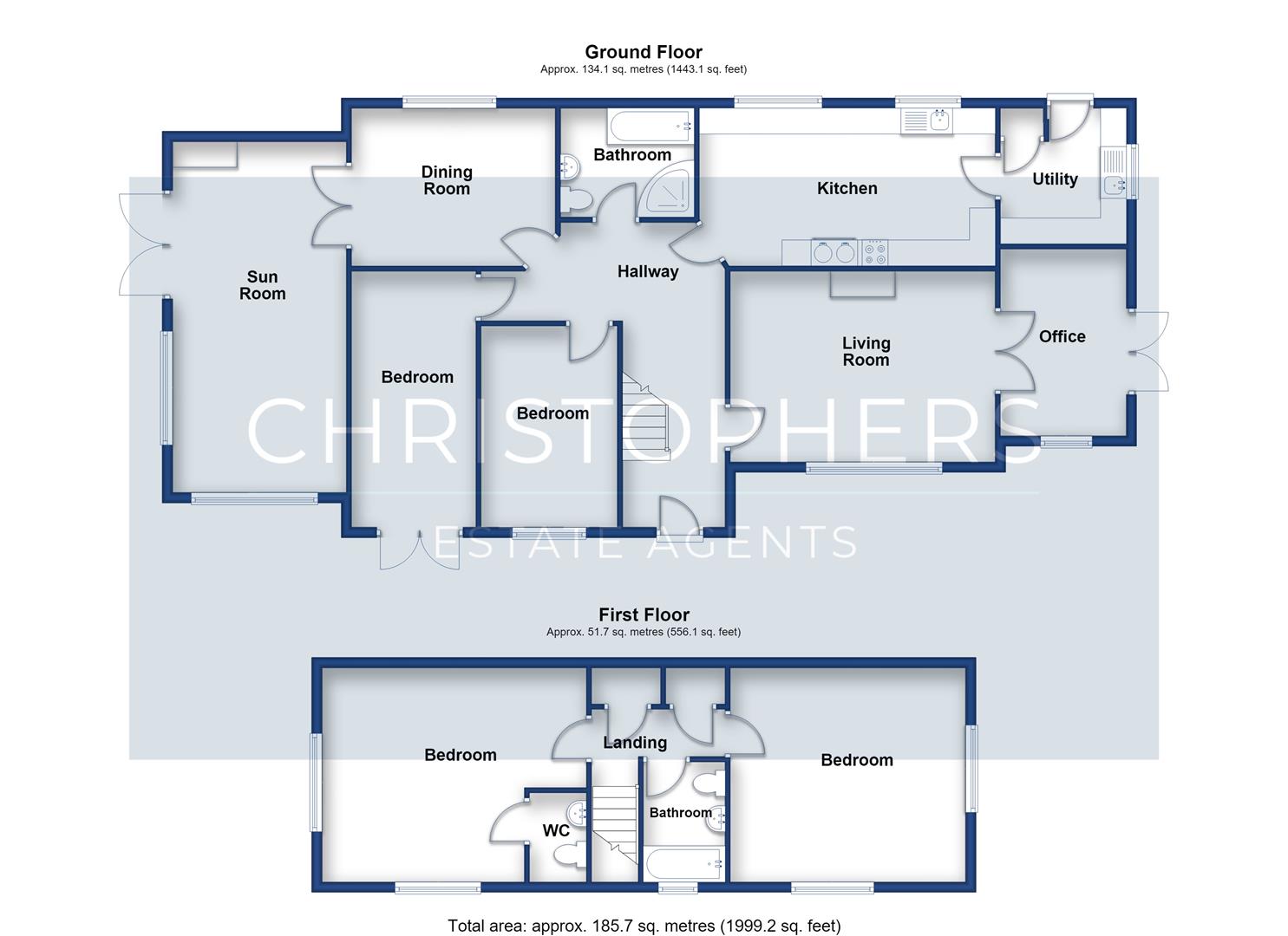 Fern Bank, Bojorrow Lane, Garras floorplan