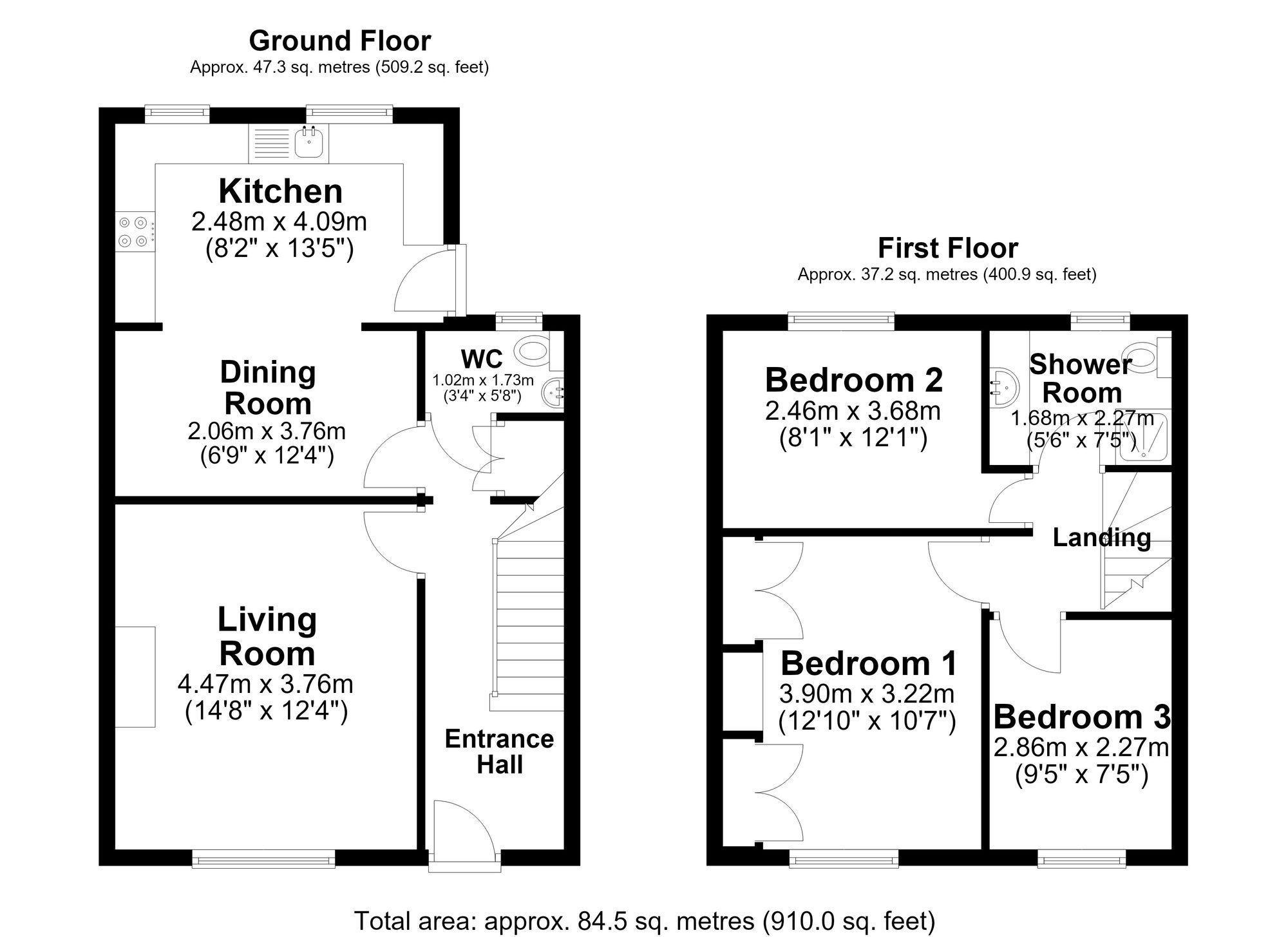 43 Park Avenue, Warrington floorplan