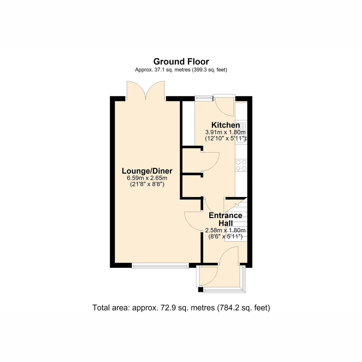 35, Cockington Close, Plymouth floorplan