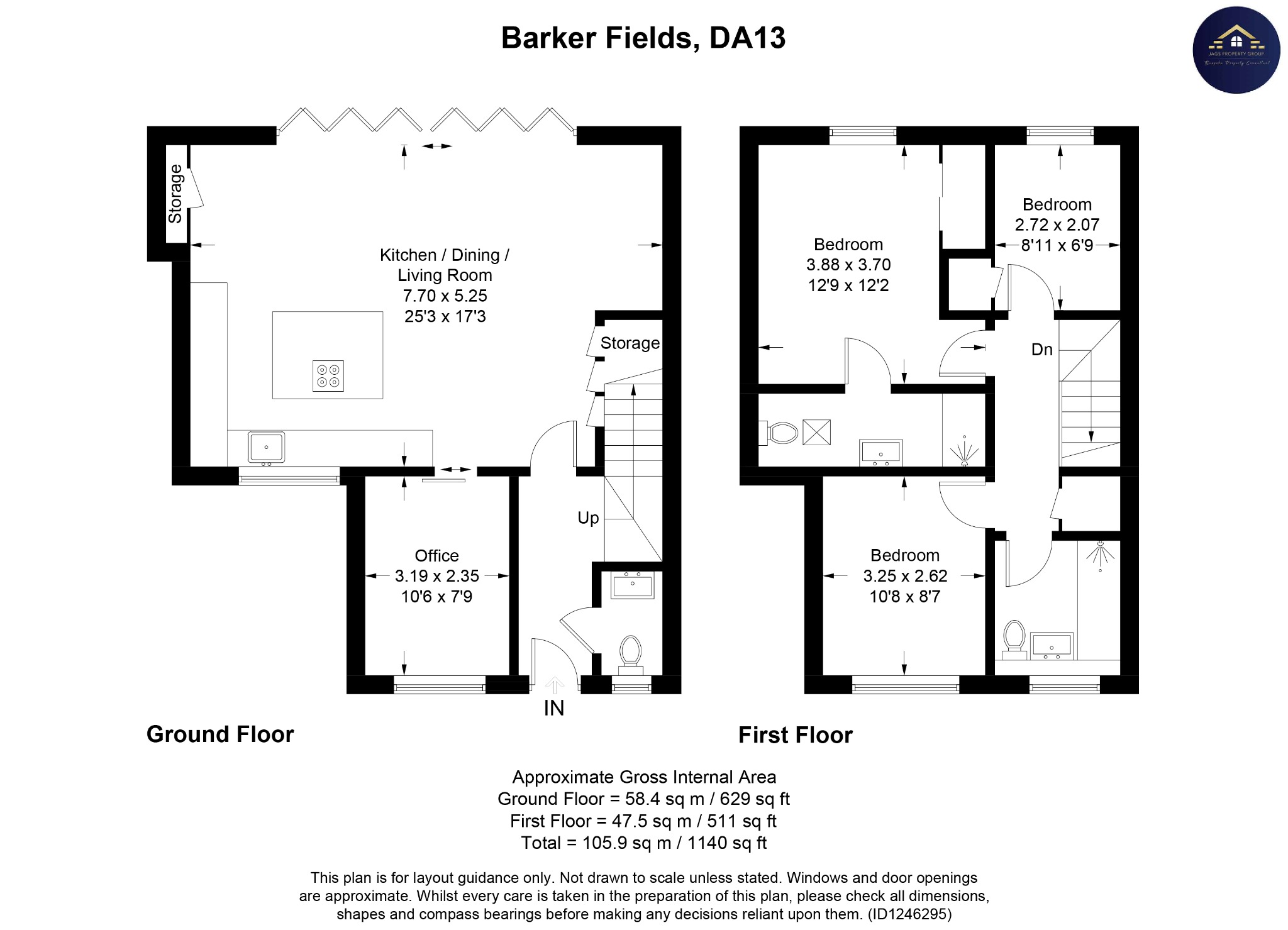 10, Barker Fields, Gravesend floorplan