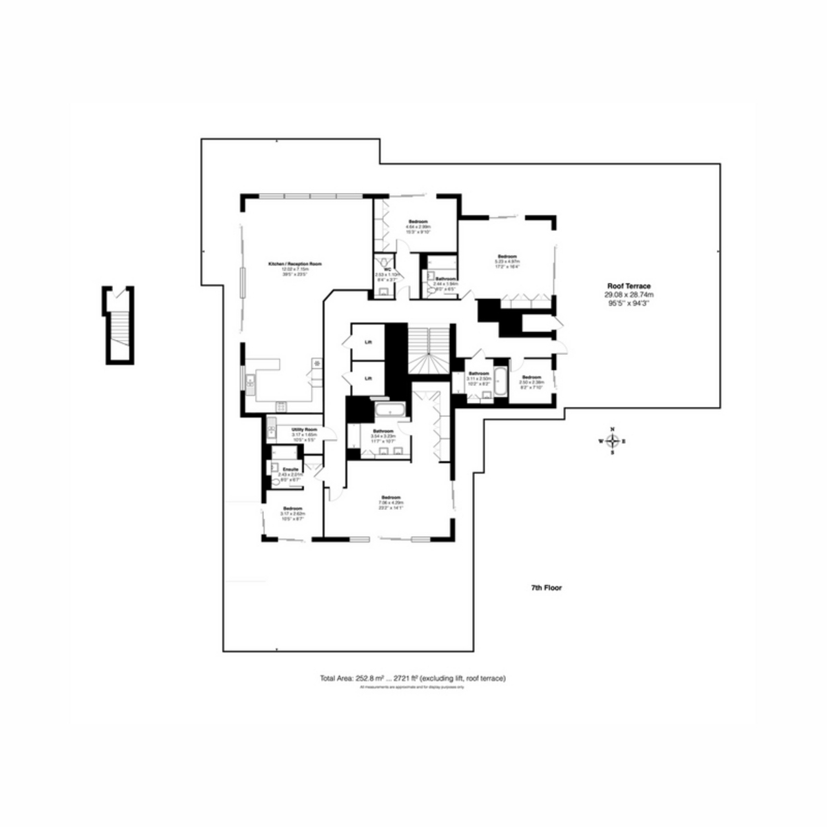 Flat Flat 58 Empire House, 6, East Drive, London floorplan