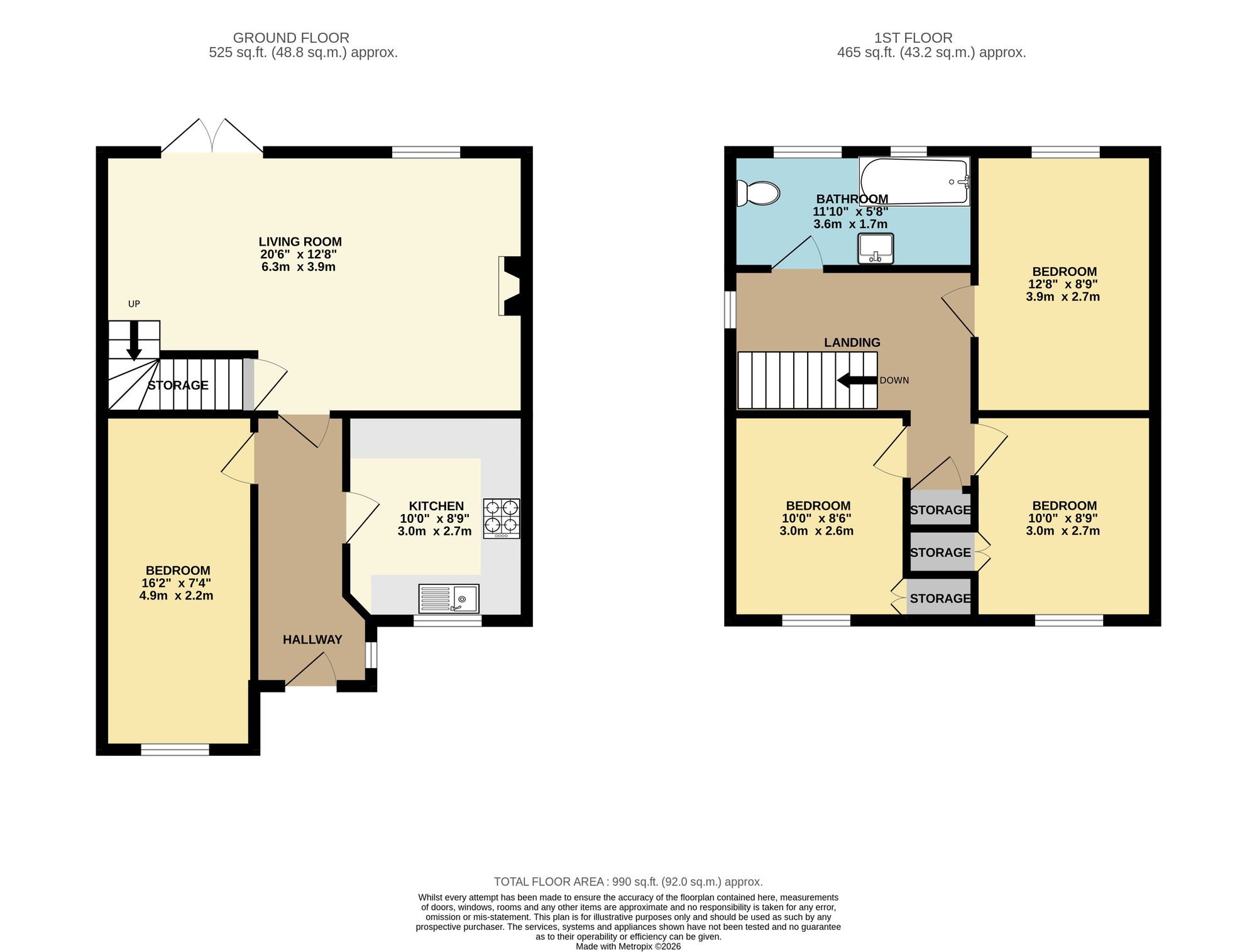 6 Far Golden Smithies, Mexborough floorplan