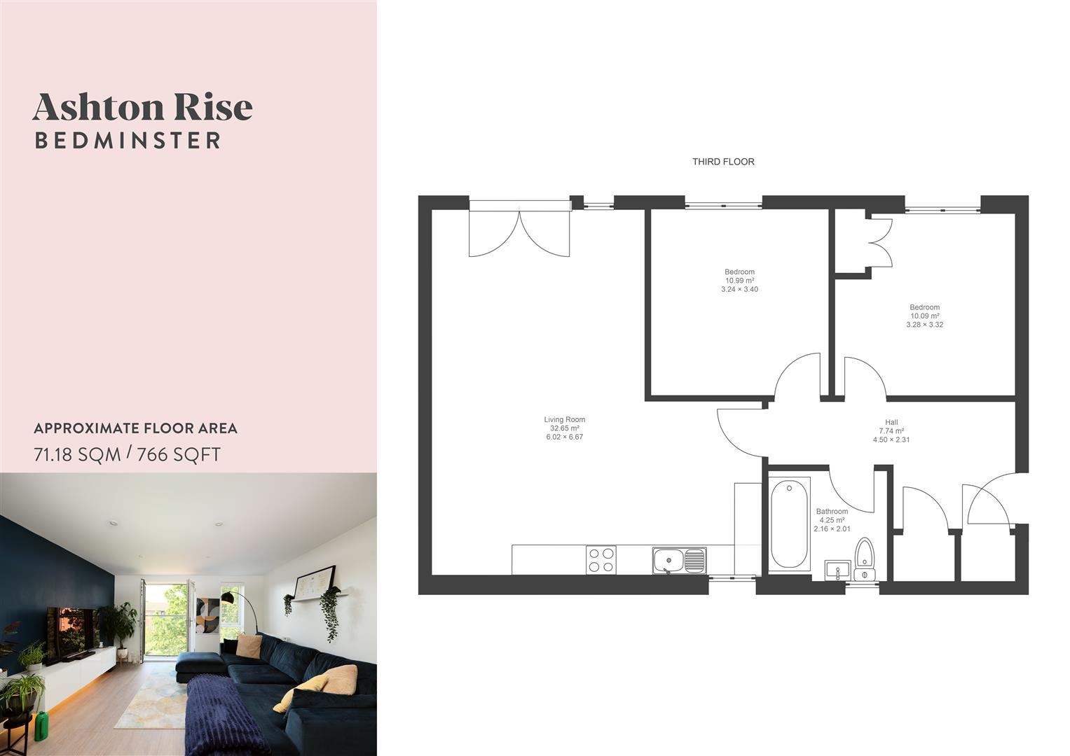 Flat 18, 95, Ashton Rise, Bristol floorplan