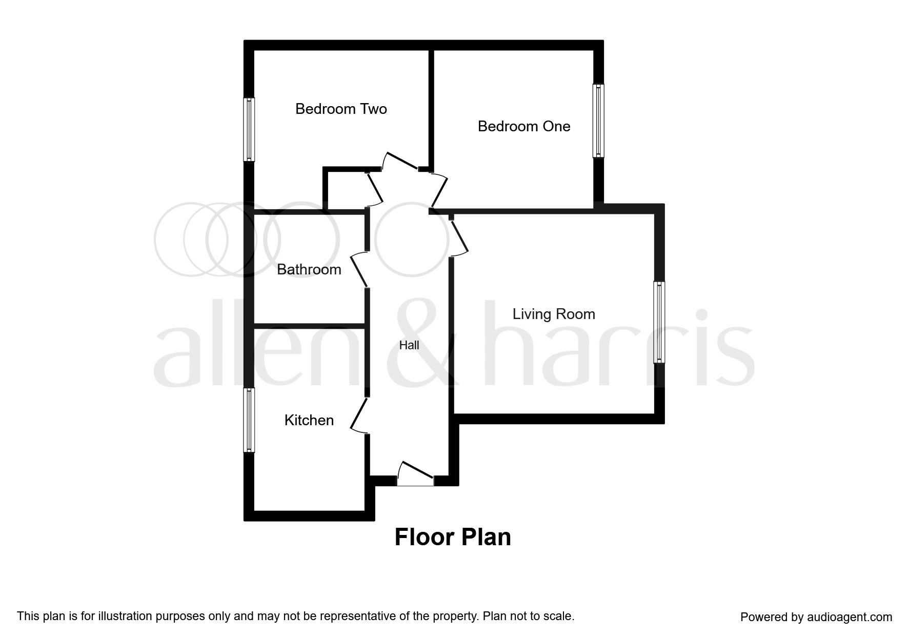 2 Bedrooms Flat for sale in De La Warre Court, St. Annes Park, Bristol BS4