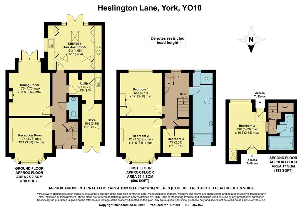 4 Bedrooms Semi-detached house for sale in Heslington Lane, York YO10