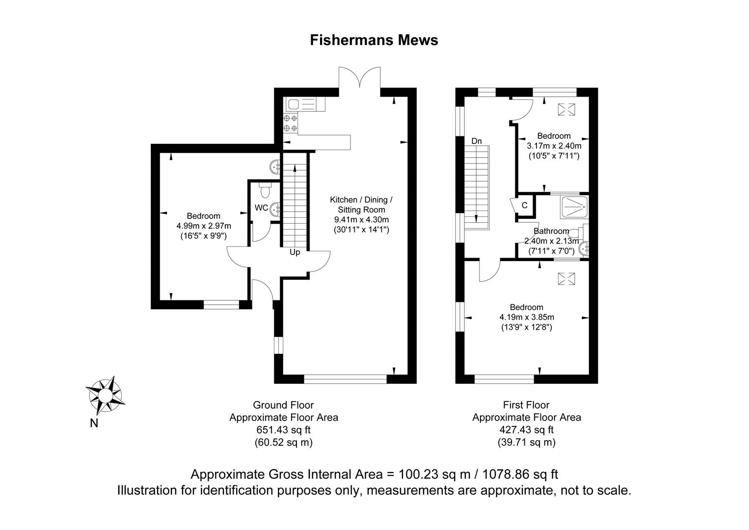 1, Fishermans Mews 38A, Selden Road, Worthing floorplan