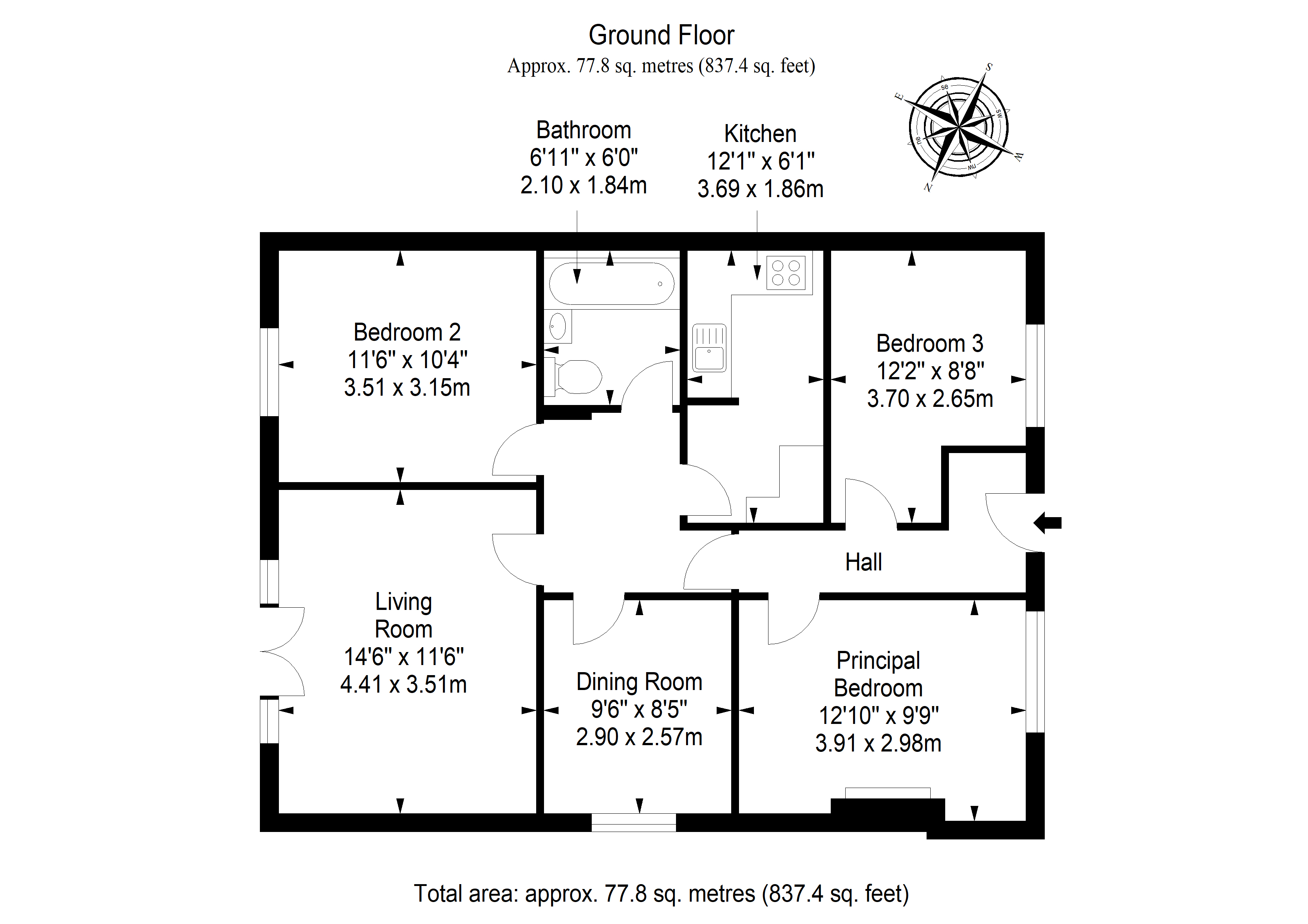 5, Ransome Gardens, Edinburgh floorplan