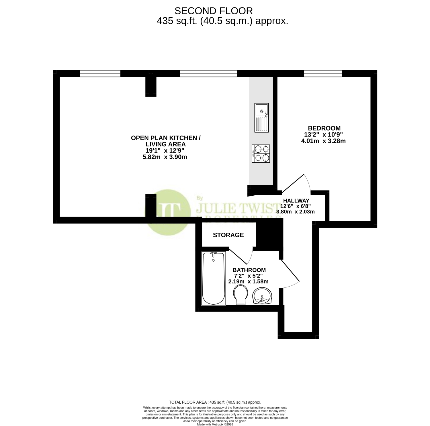 201 Christabel Tower, 106 Dalton Street, Manchester floorplan