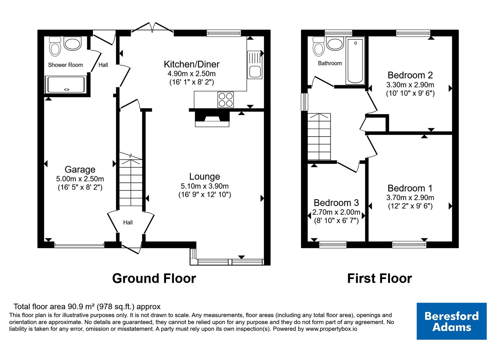 40, Ffordd Alun, Wrexham floorplan