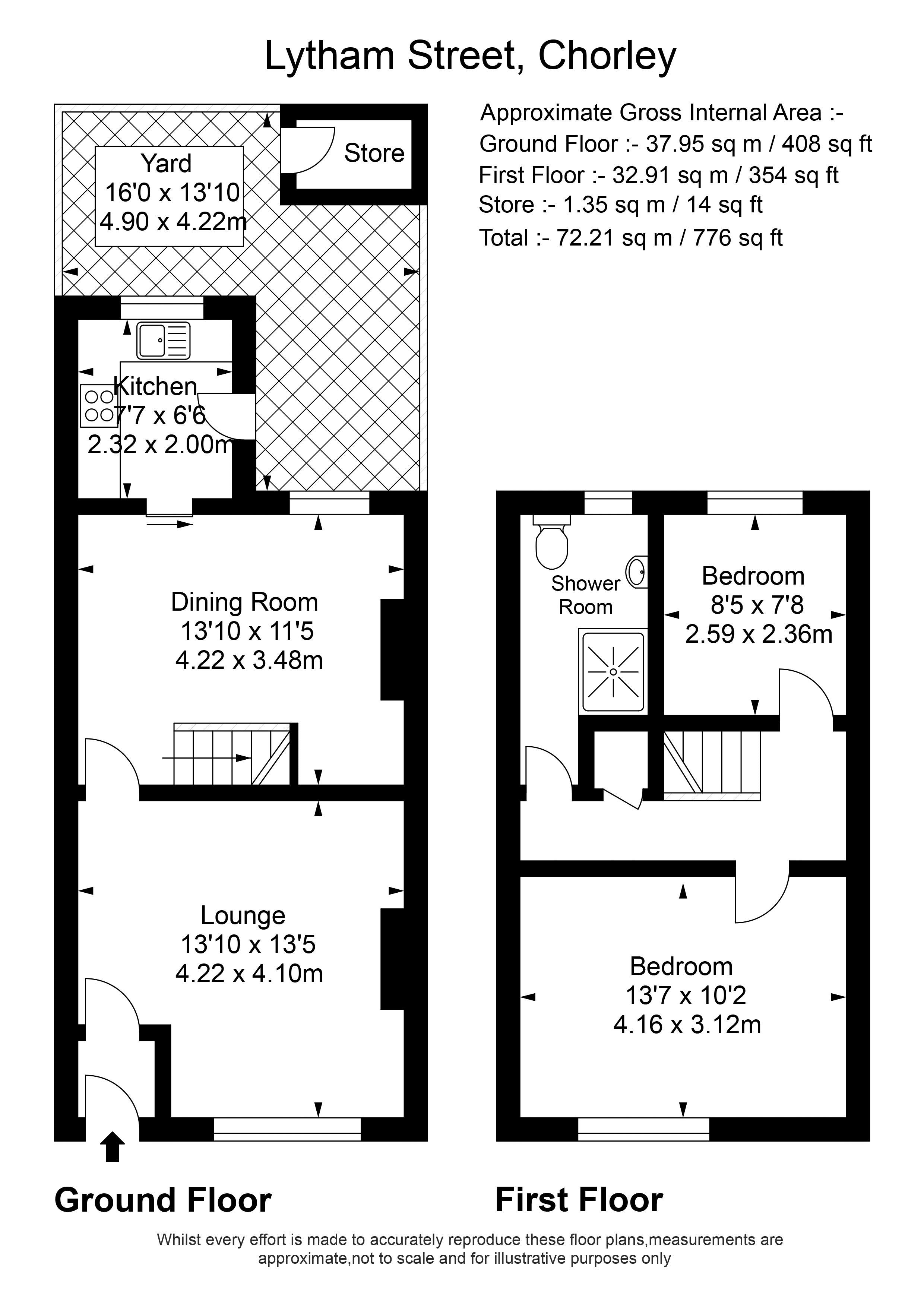 2 Bedrooms End terrace house for sale in Lytham Street, Chorley PR6