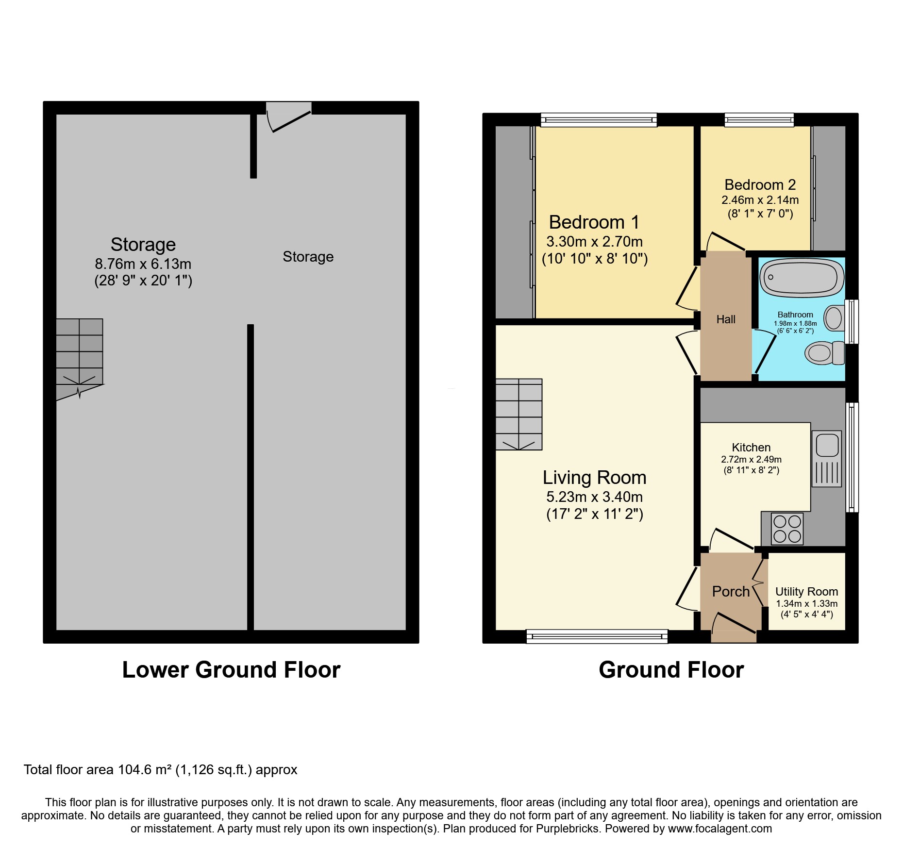 Watty Hall Avenue, Bradford BD6, 2 bedroom semidetached bungalow for